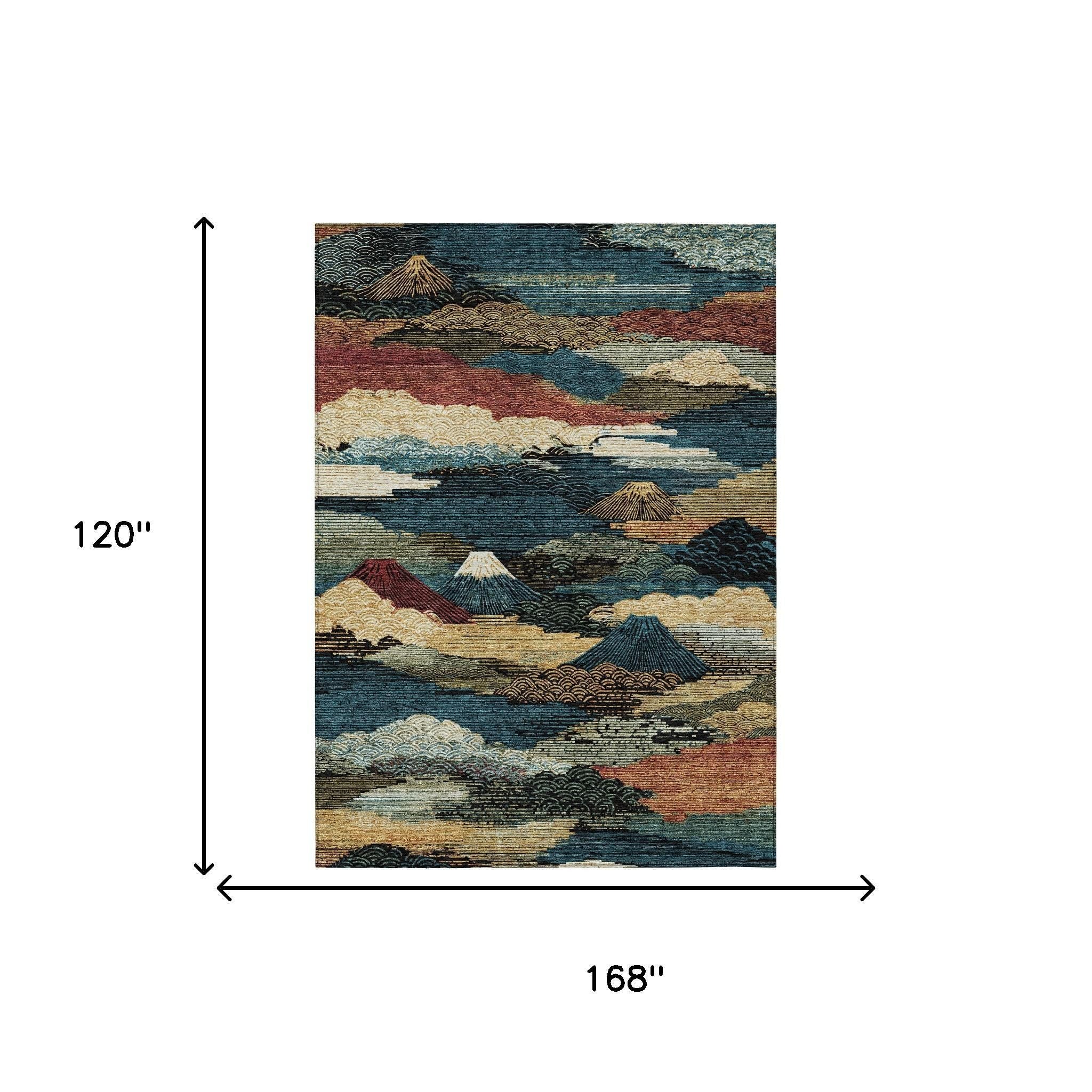 10' X 14' Black And Ivory Abstract Washable Indoor Outdoor Area Rug Homeroots Outdoor
