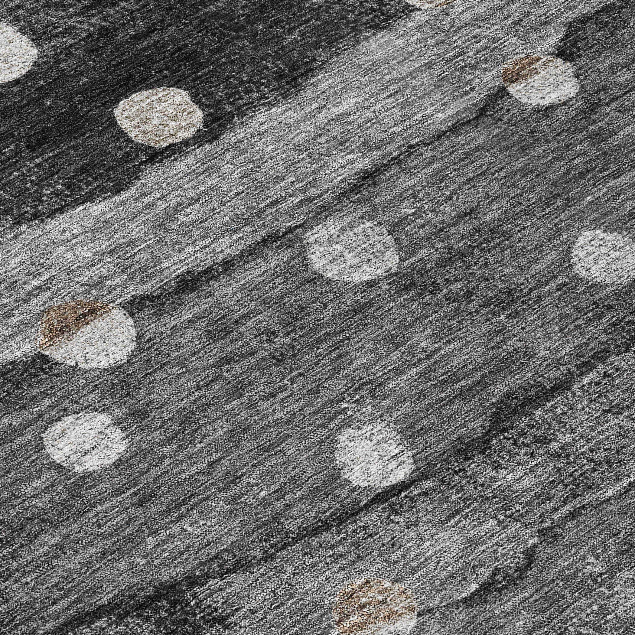 10' X 14' Black And Navy Blue Striped Washable Indoor Outdoor Area Rug Homeroots Outdoor