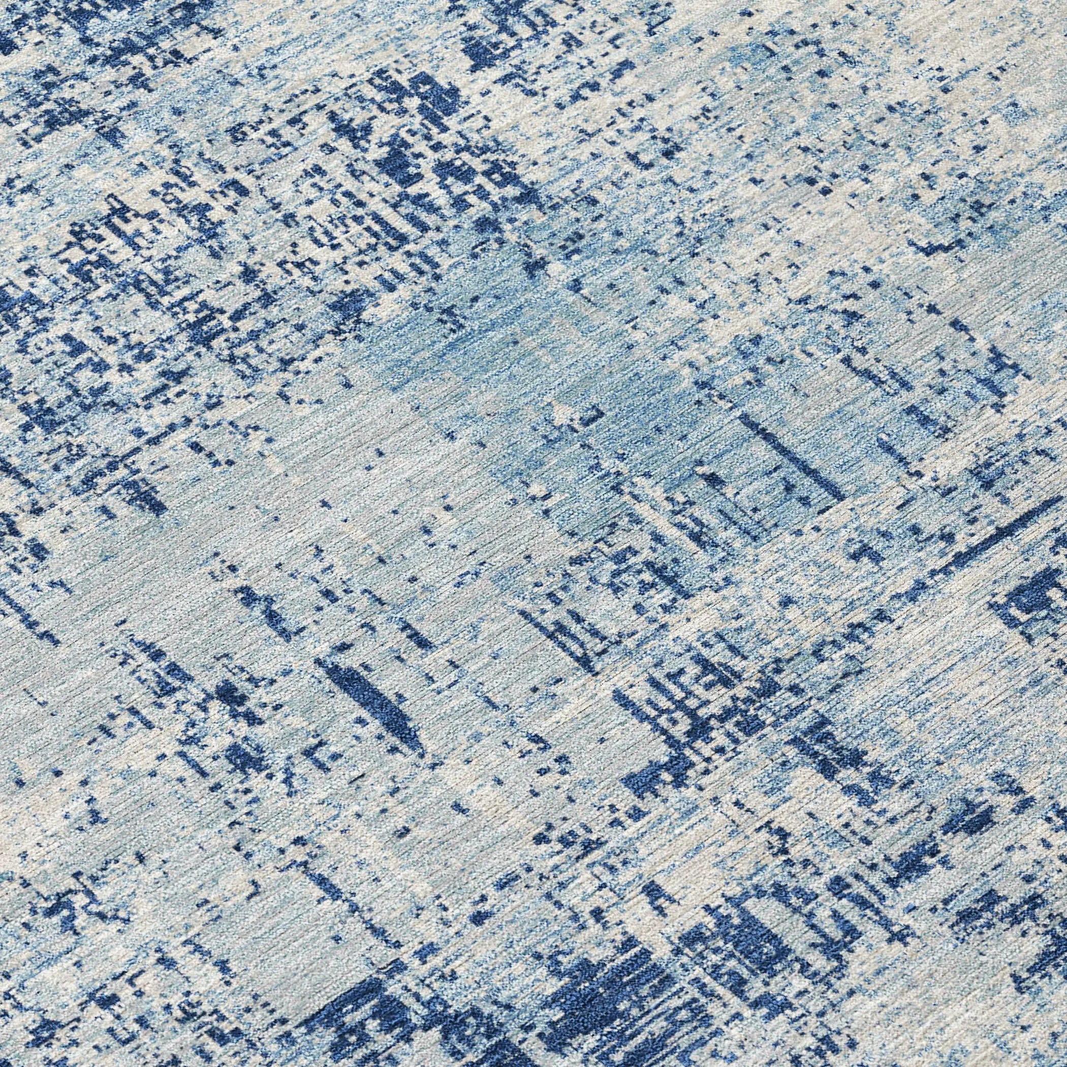 10' X 14' Blue And Wheat Abstract Washable Indoor Outdoor Area Rug Homeroots Outdoor