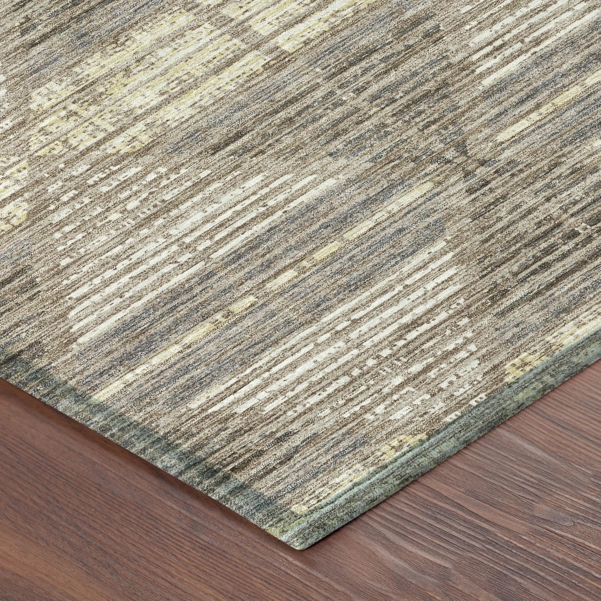 10' X 14' Brown And Beige Geometric Washable Indoor Outdoor Area Rug Homeroots Outdoor