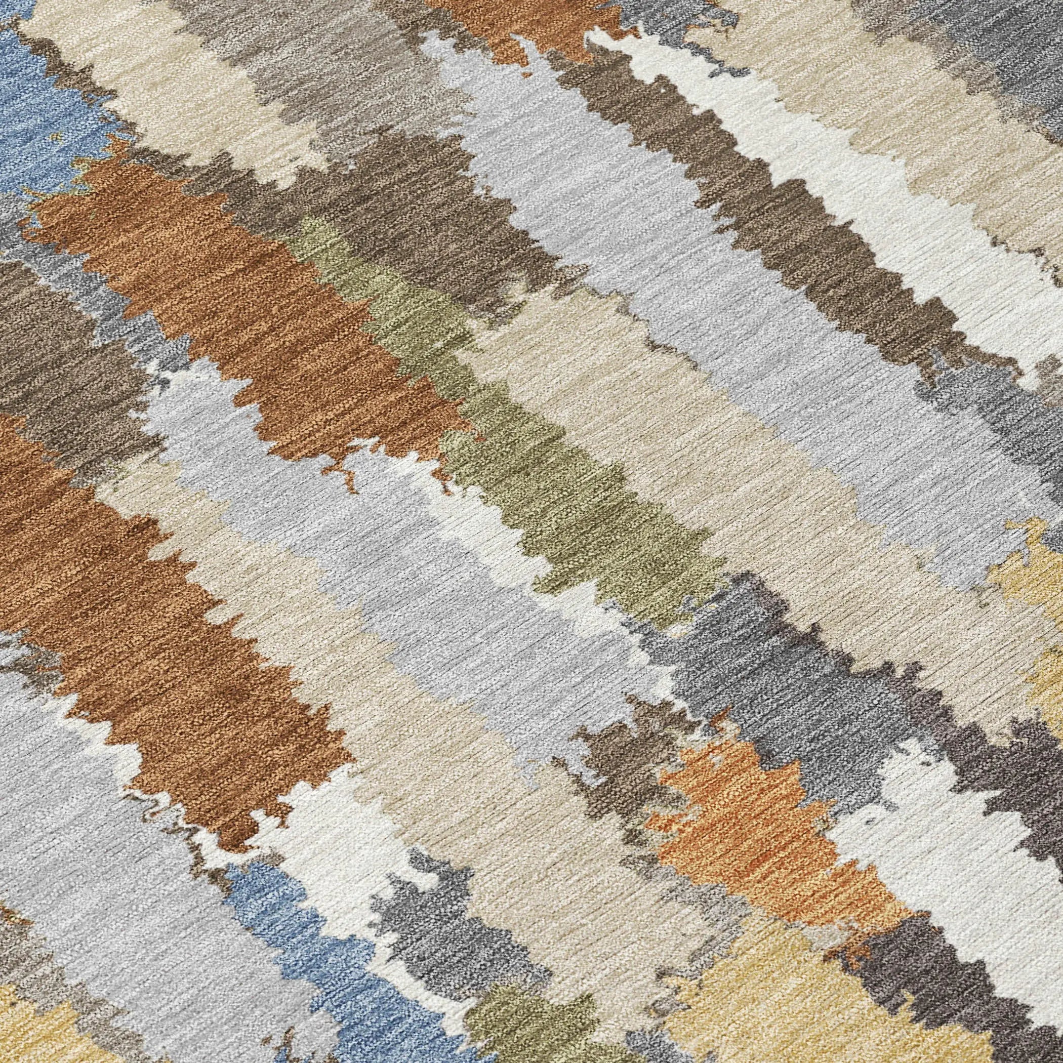 10' X 14' Chocolate And Beige Striped Washable Indoor Outdoor Area Rug Homeroots Outdoor