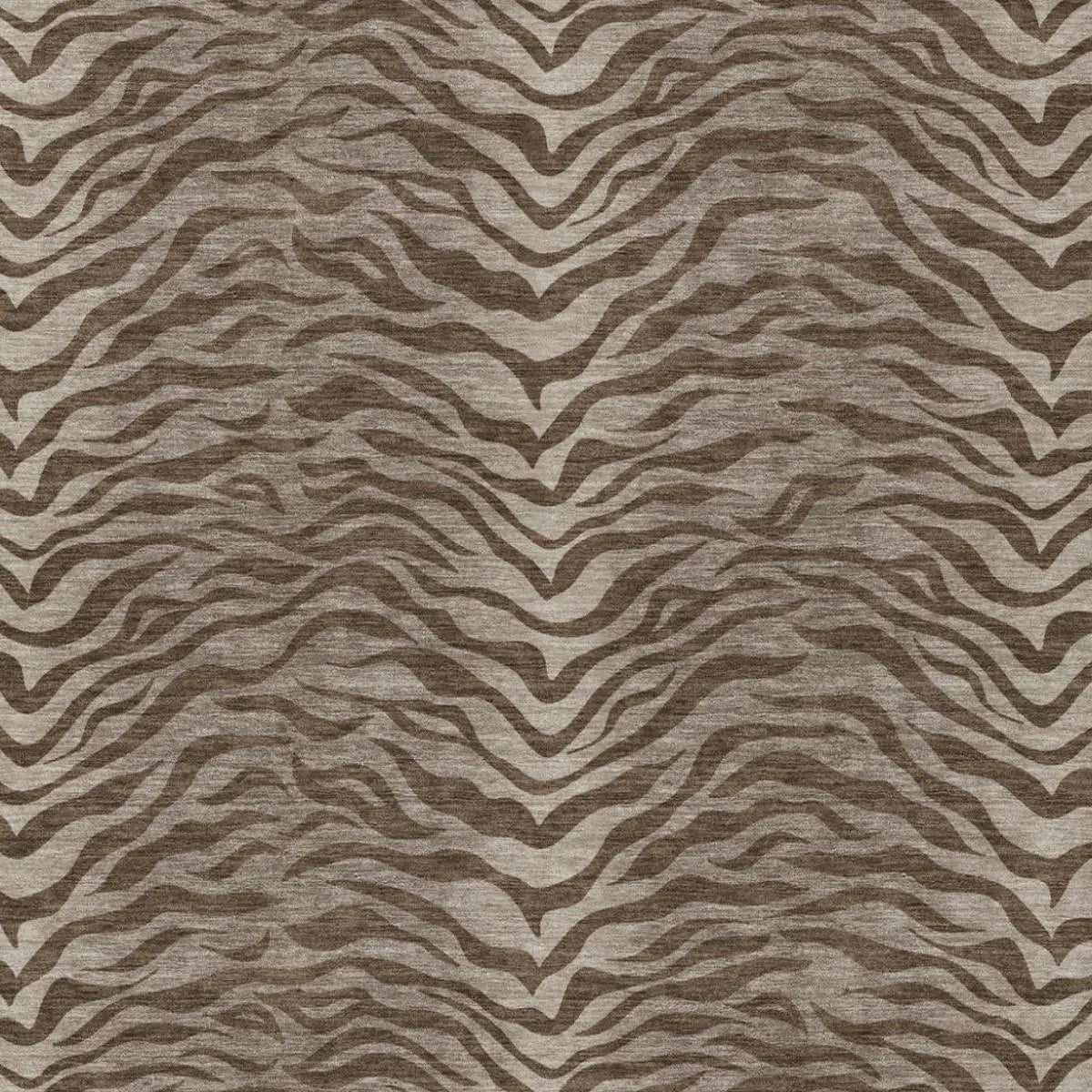 10' X 14' Chocolate And Brown Animal Print Washable Indoor Outdoor Area Rug Homeroots Outdoor