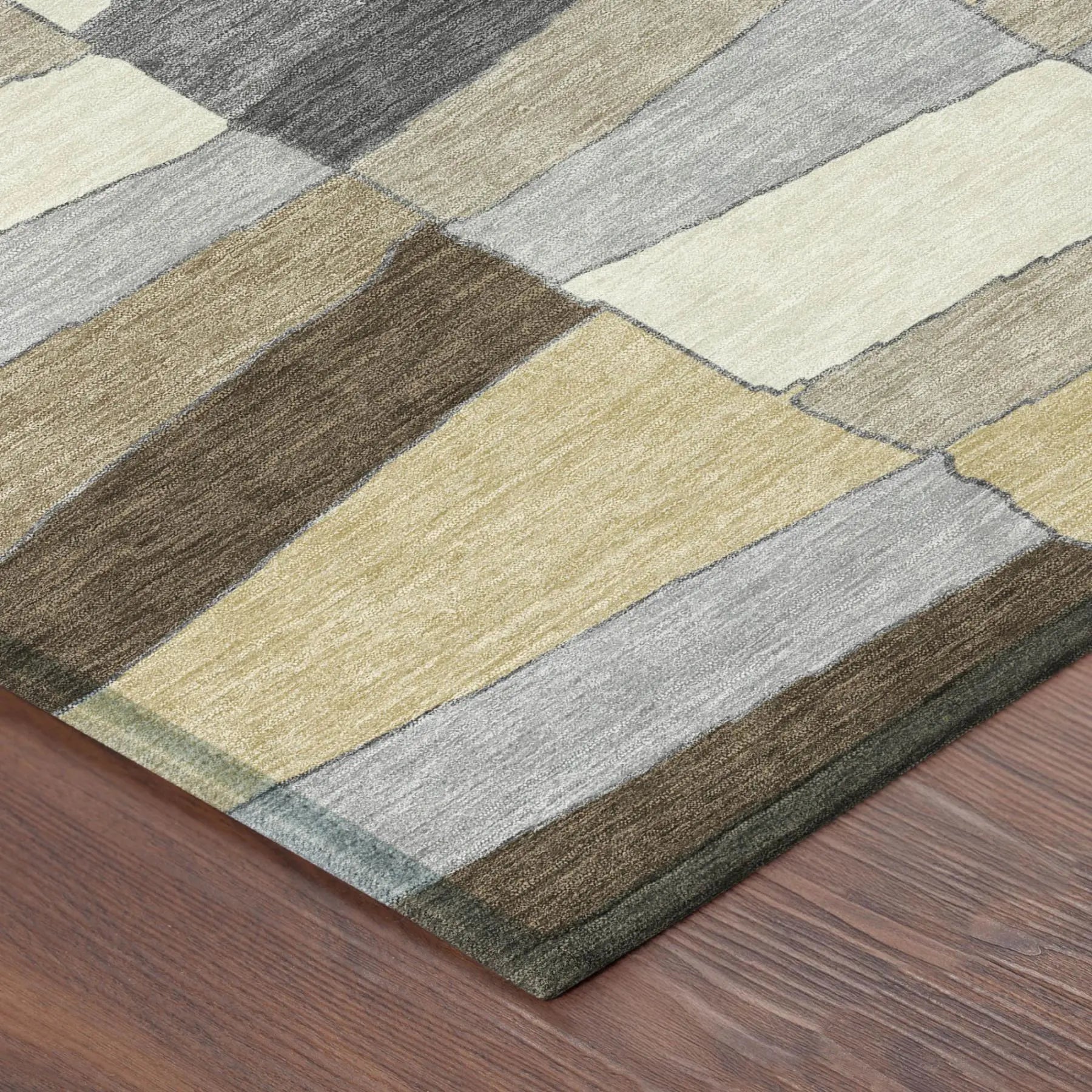 10' X 14' Chocolate And Brown Geometric Washable Indoor Outdoor Area Rug Homeroots Outdoor