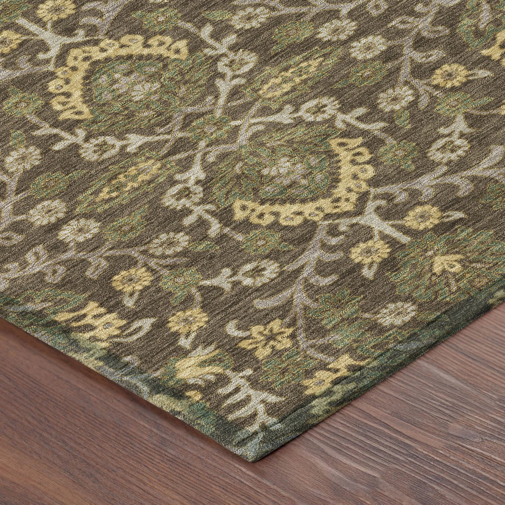 10' X 14' Chocolate And Brown Geometric Washable Indoor Outdoor Area Rug Homeroots Outdoor