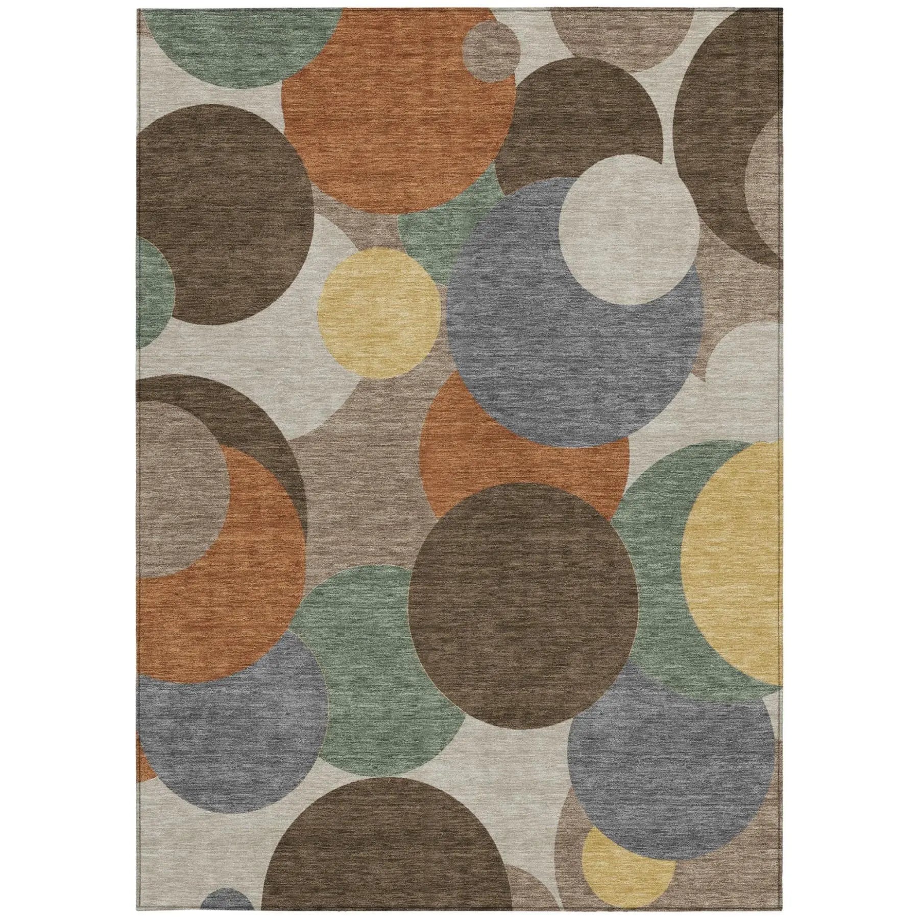 10' X 14' Chocolate And Brown Geometric Washable Indoor Outdoor Area Rug Homeroots Outdoor