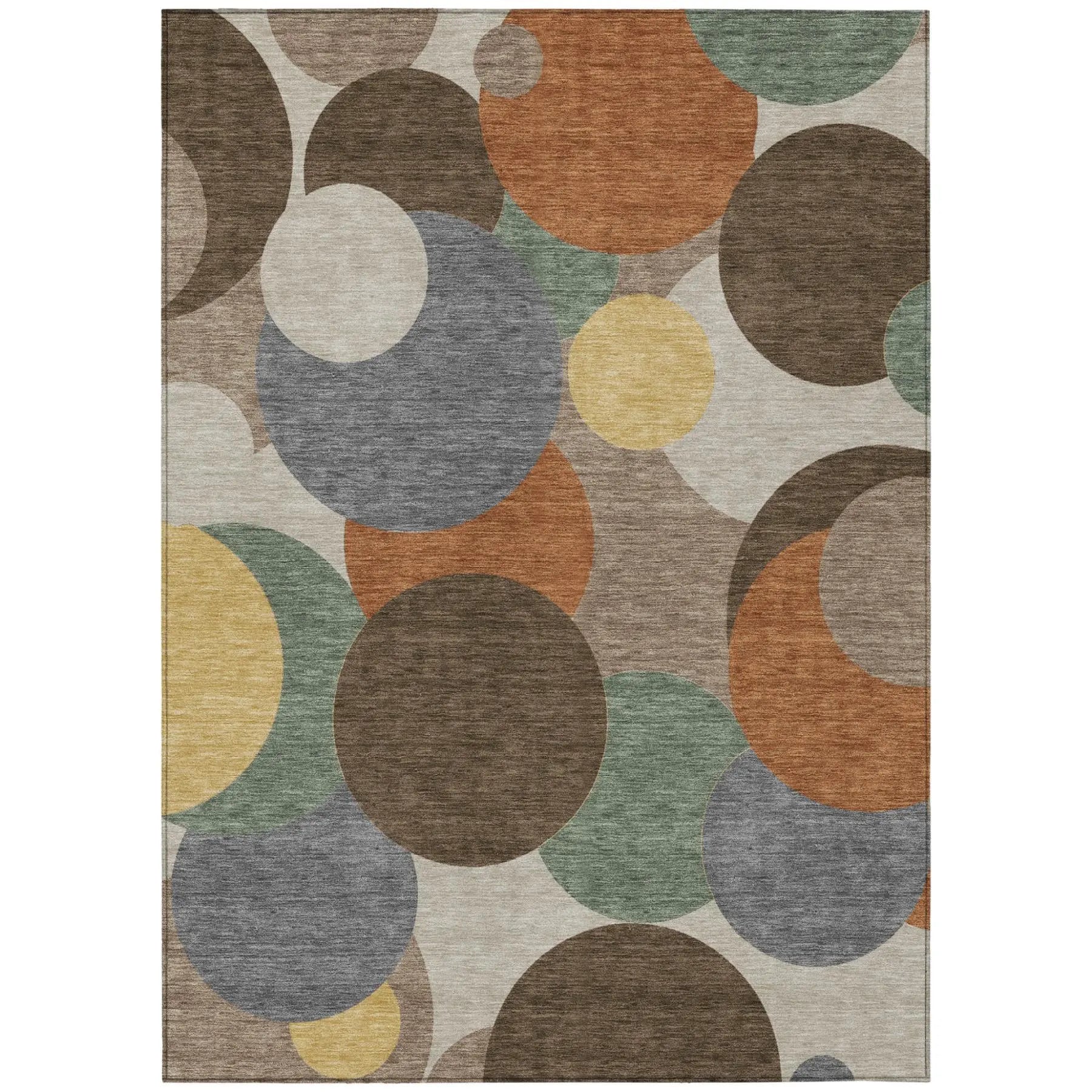 10' X 14' Chocolate And Brown Geometric Washable Indoor Outdoor Area Rug Homeroots Outdoor