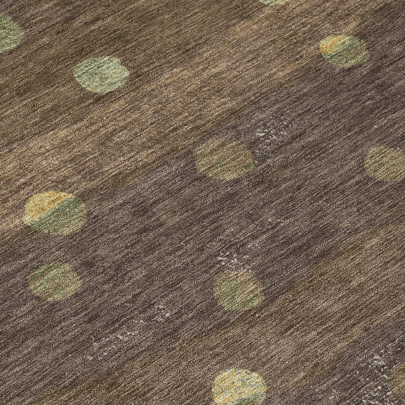 10' X 14' Chocolate And Navy Blue Striped Washable Indoor Outdoor Area Rug Homeroots Outdoor