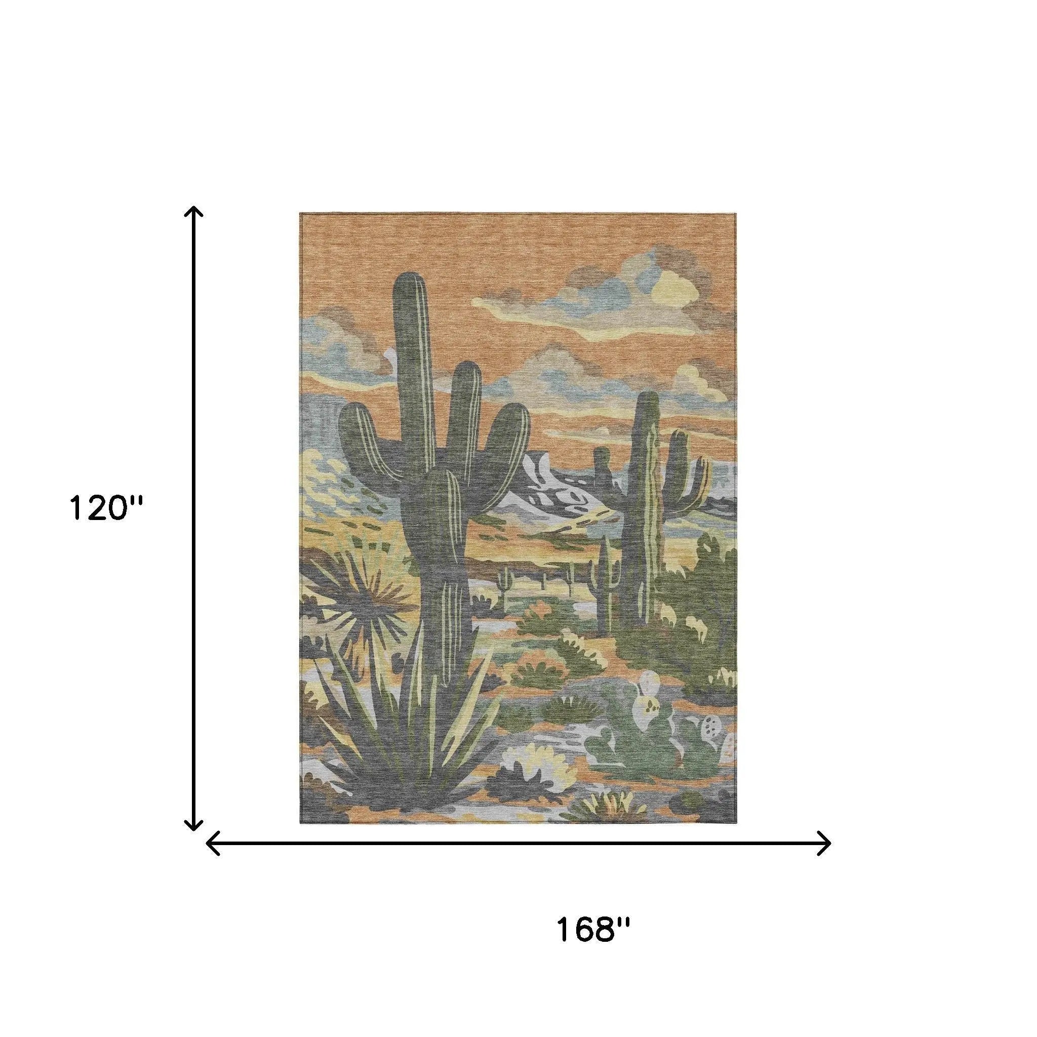 10' X 14' Copper And Purple Trees Washable Indoor Outdoor Area Rug Homeroots Outdoor