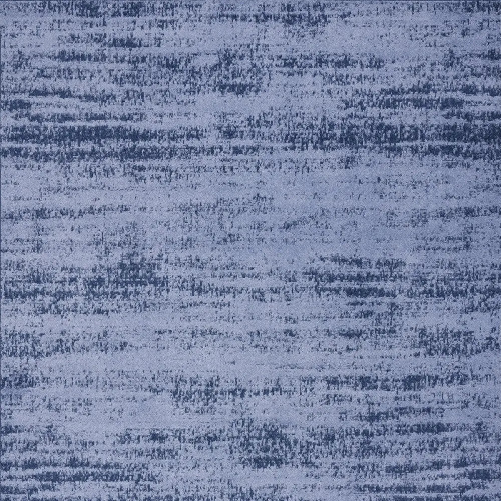 10' X 14' Denim Blue And Navy Blue Abstract Indoor Outdoor Area Rug Homeroots Outdoor