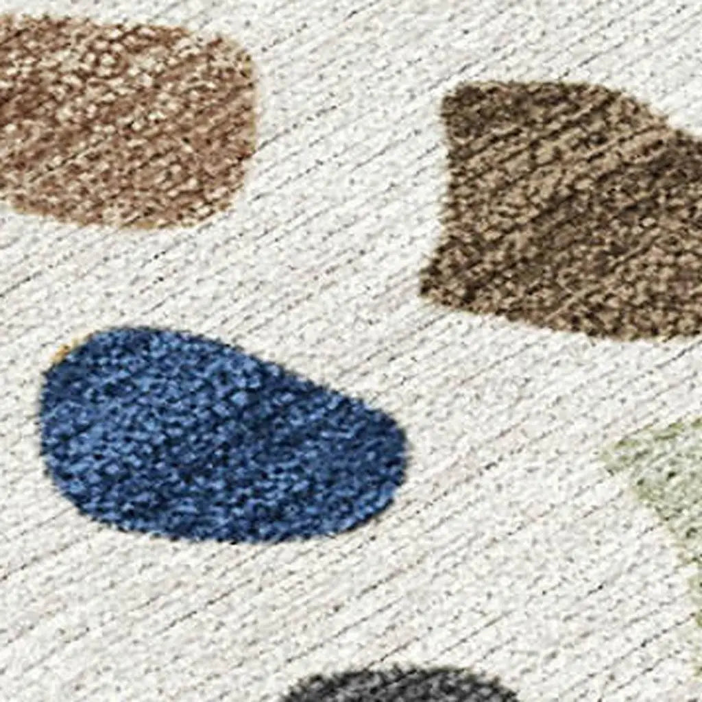 10' X 14' Gold And Ivory Tribal Washable Indoor Outdoor Area Rug Homeroots Outdoor