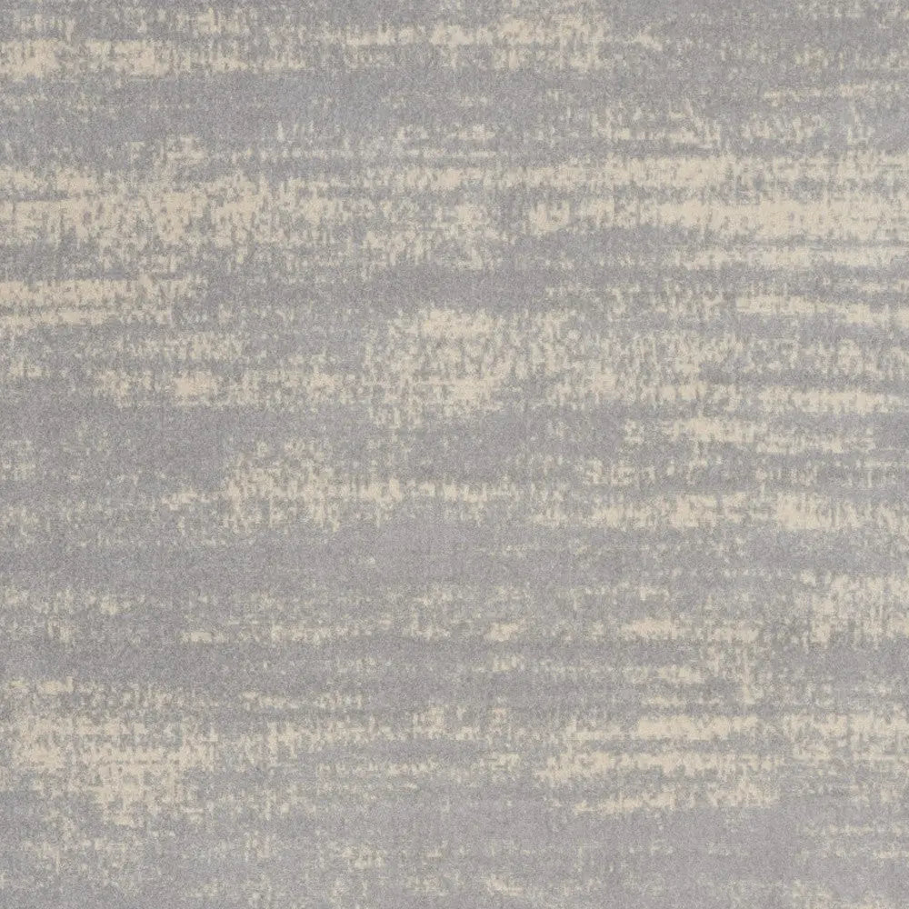 10' X 14' Gray And Beige Abstract Indoor Outdoor Area Rug Homeroots Outdoor
