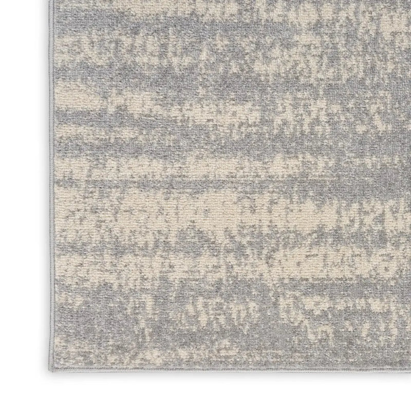 10' X 14' Gray And Beige Abstract Indoor Outdoor Area Rug Homeroots Outdoor