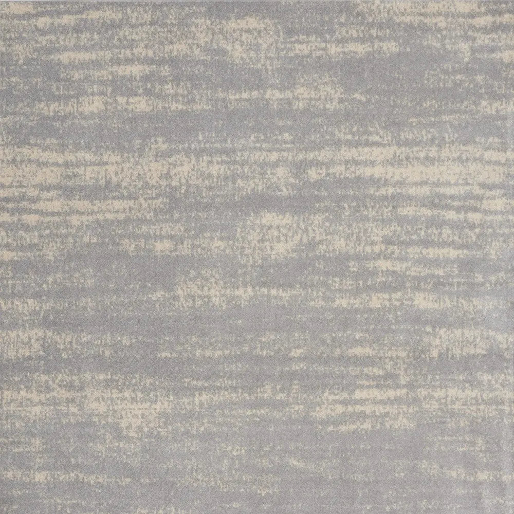 10' X 14' Gray And Beige Abstract Indoor Outdoor Area Rug Homeroots Outdoor