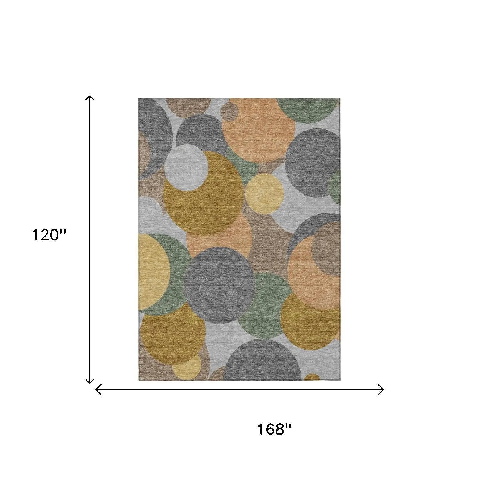 10' X 14' Gray And Graphite Geometric Washable Indoor Outdoor Area Rug Homeroots Outdoor
