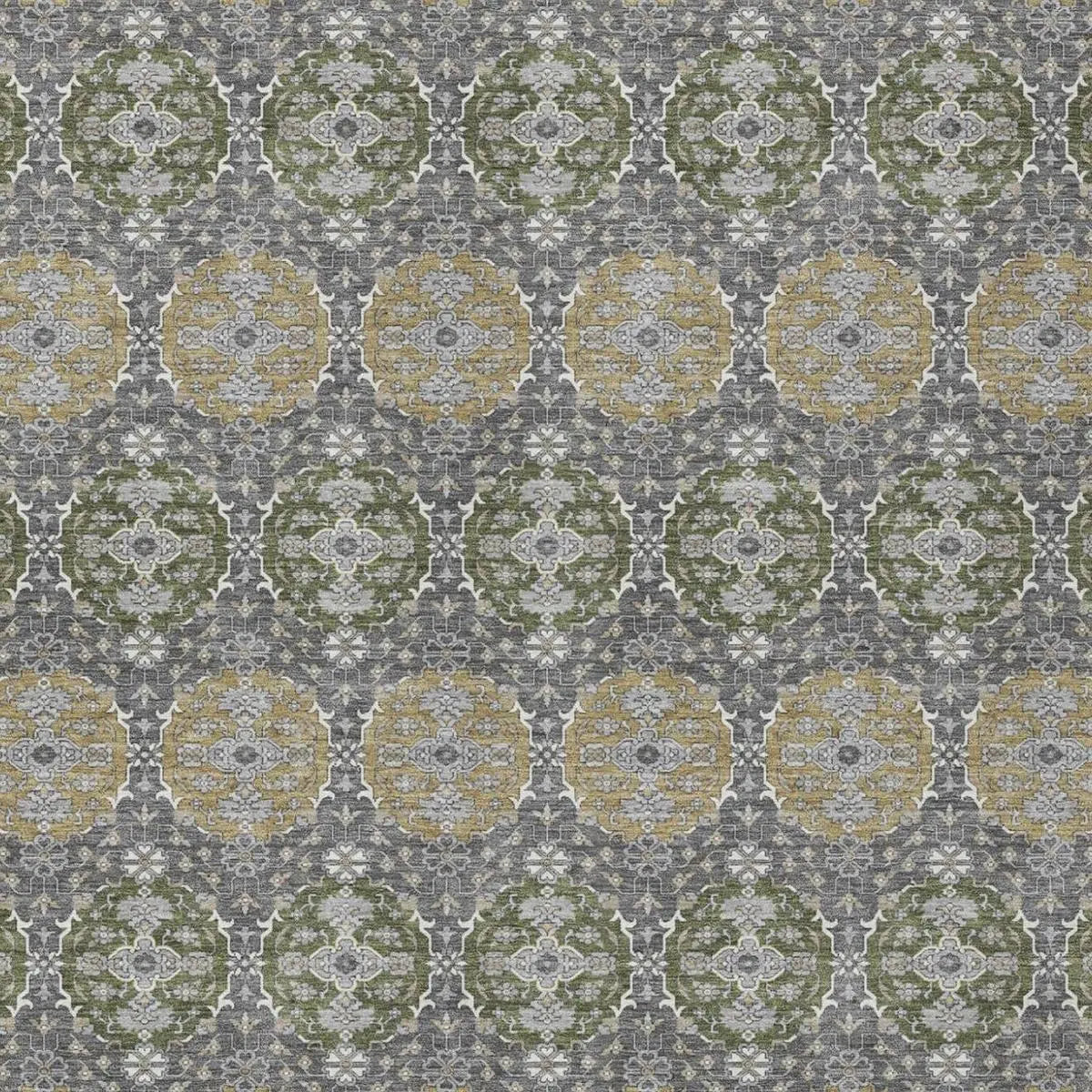 10' X 14' Gray And Graphite Striped Washable Indoor Outdoor Area Rug Homeroots Outdoor