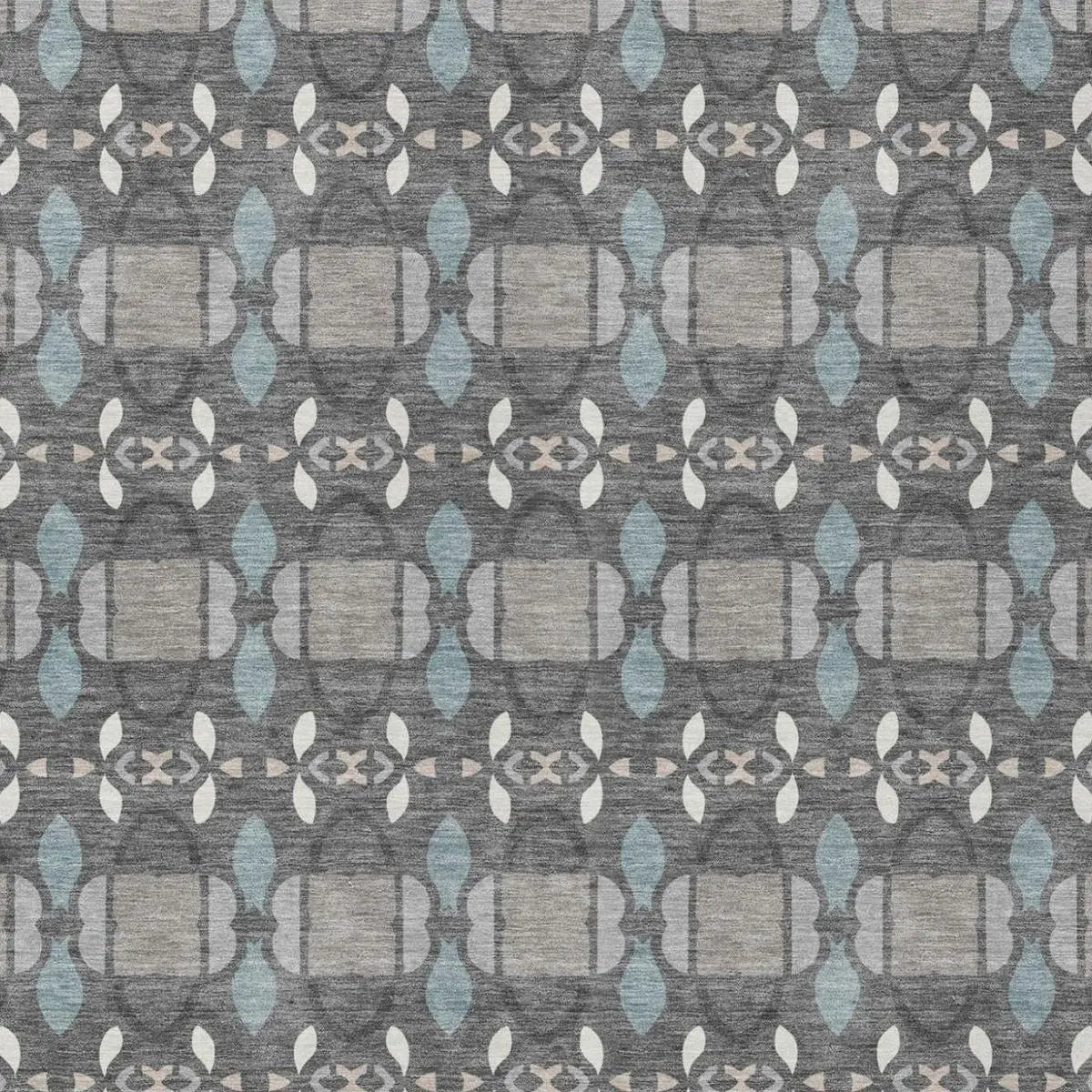 10' X 14' Gray And Graphite Striped Washable Indoor Outdoor Area Rug Homeroots Outdoor