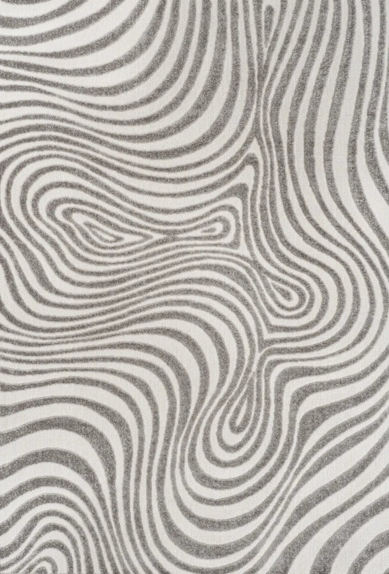 10' X 14' Gray And Ivory Abstract Indoor Outdoor Area Rug Homeroots Outdoor