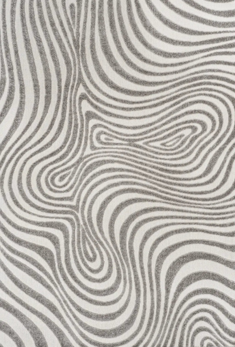10' X 14' Gray And Ivory Abstract Indoor Outdoor Area Rug Homeroots Outdoor