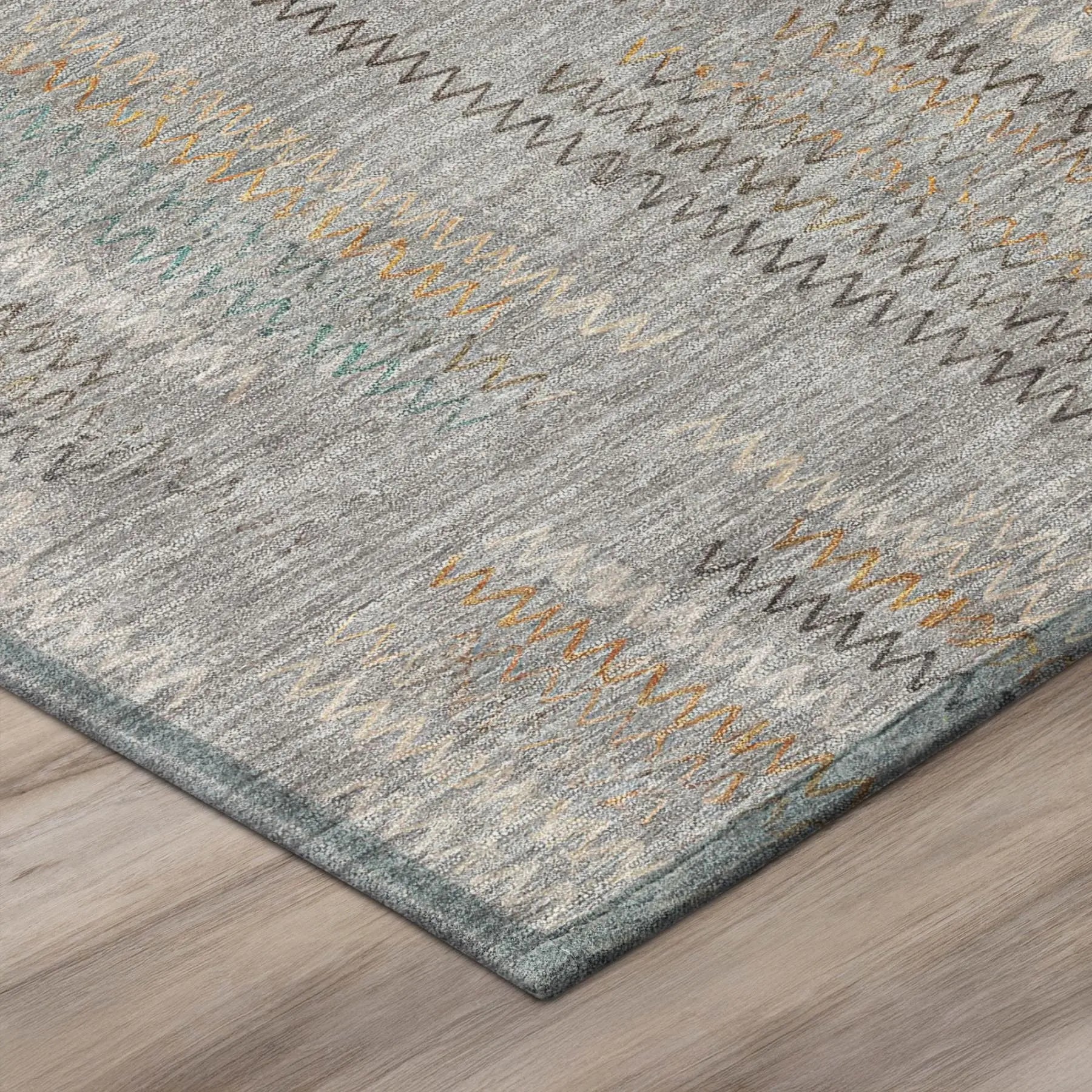 10' X 14' Gray And Silver Abstract Washable Indoor Outdoor Area Rug Homeroots Outdoor