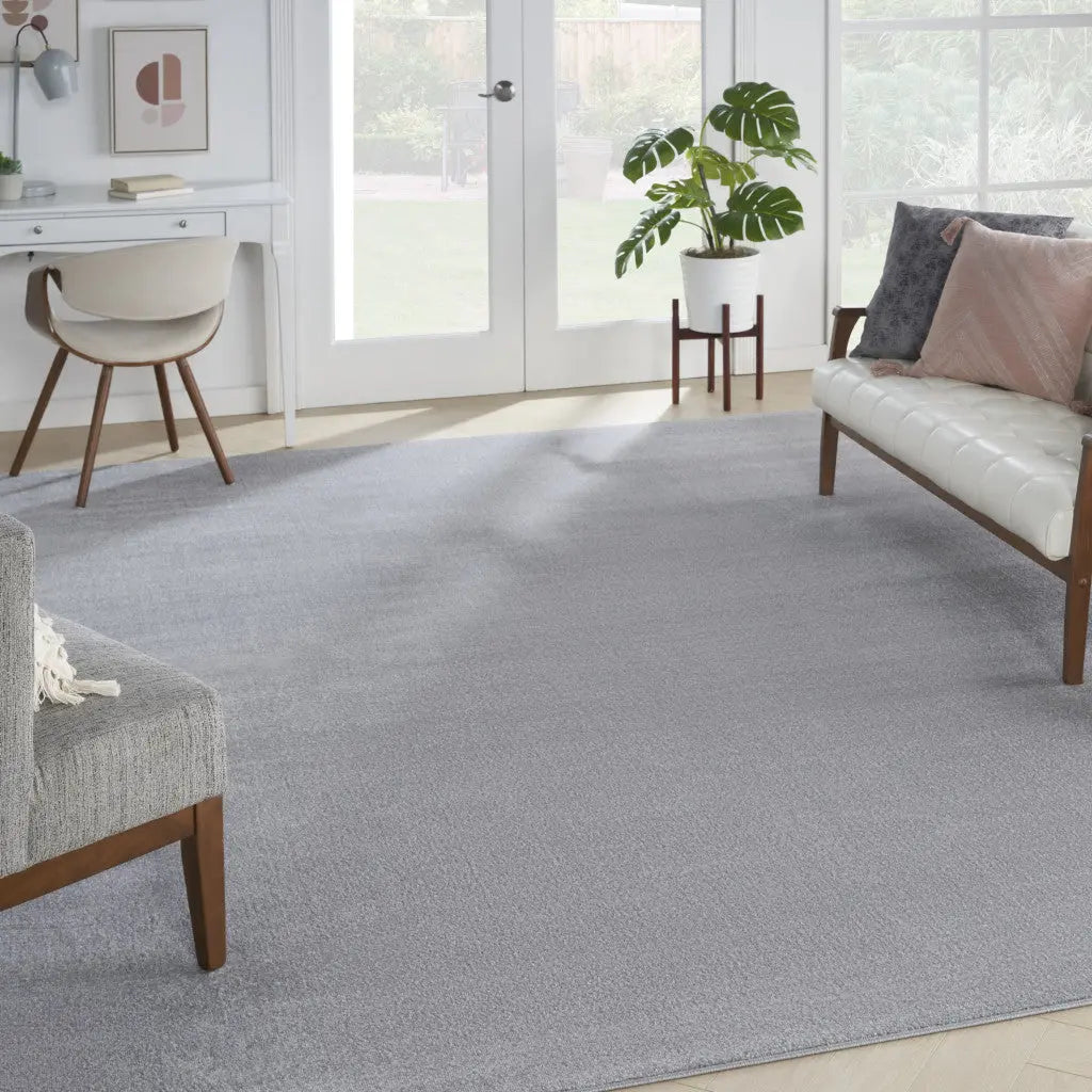 10' X 14' Gray Indoor Outdoor Area Rug - GreatEagleInc