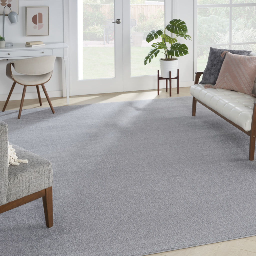 10' X 14' Gray Indoor Outdoor Area Rug - GreatEagleInc