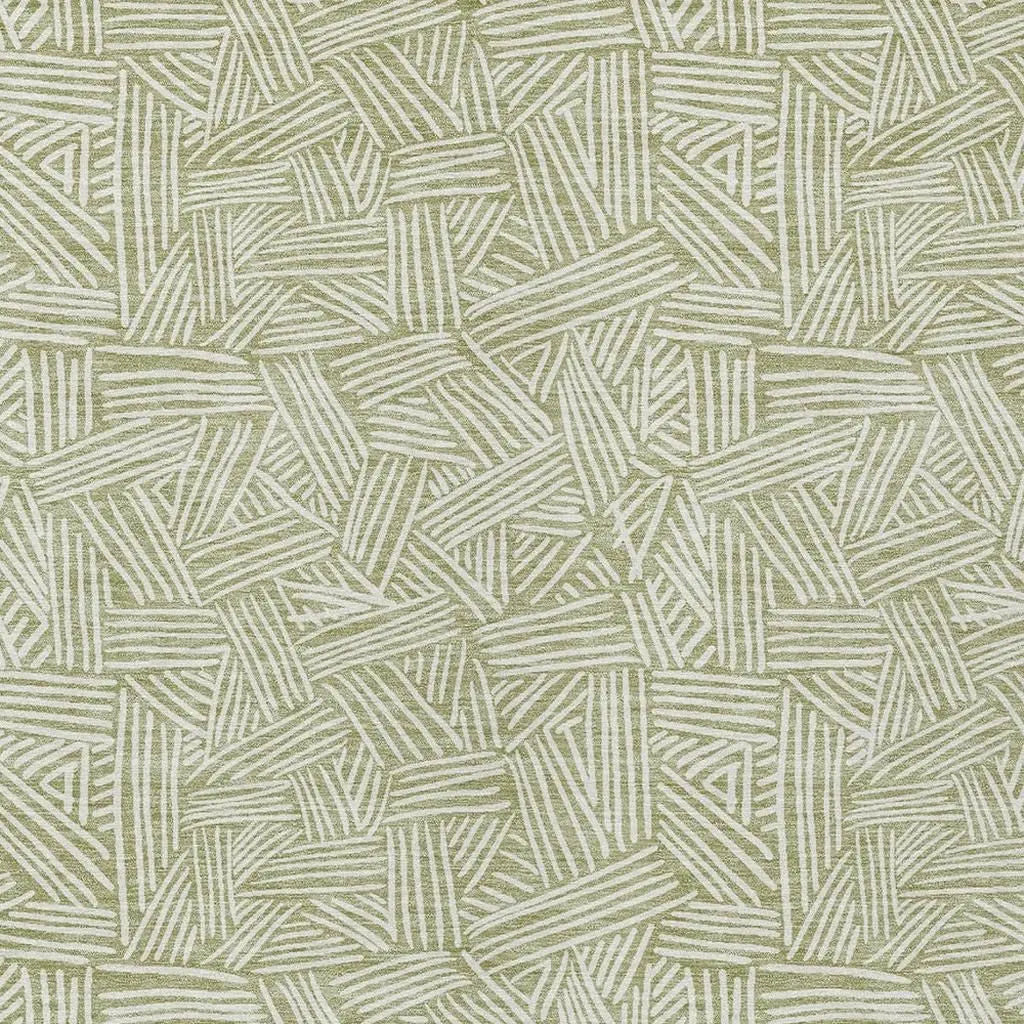 10' X 14' Green And Ivory Geometric Washable Indoor Outdoor Area Rug Homeroots Outdoor