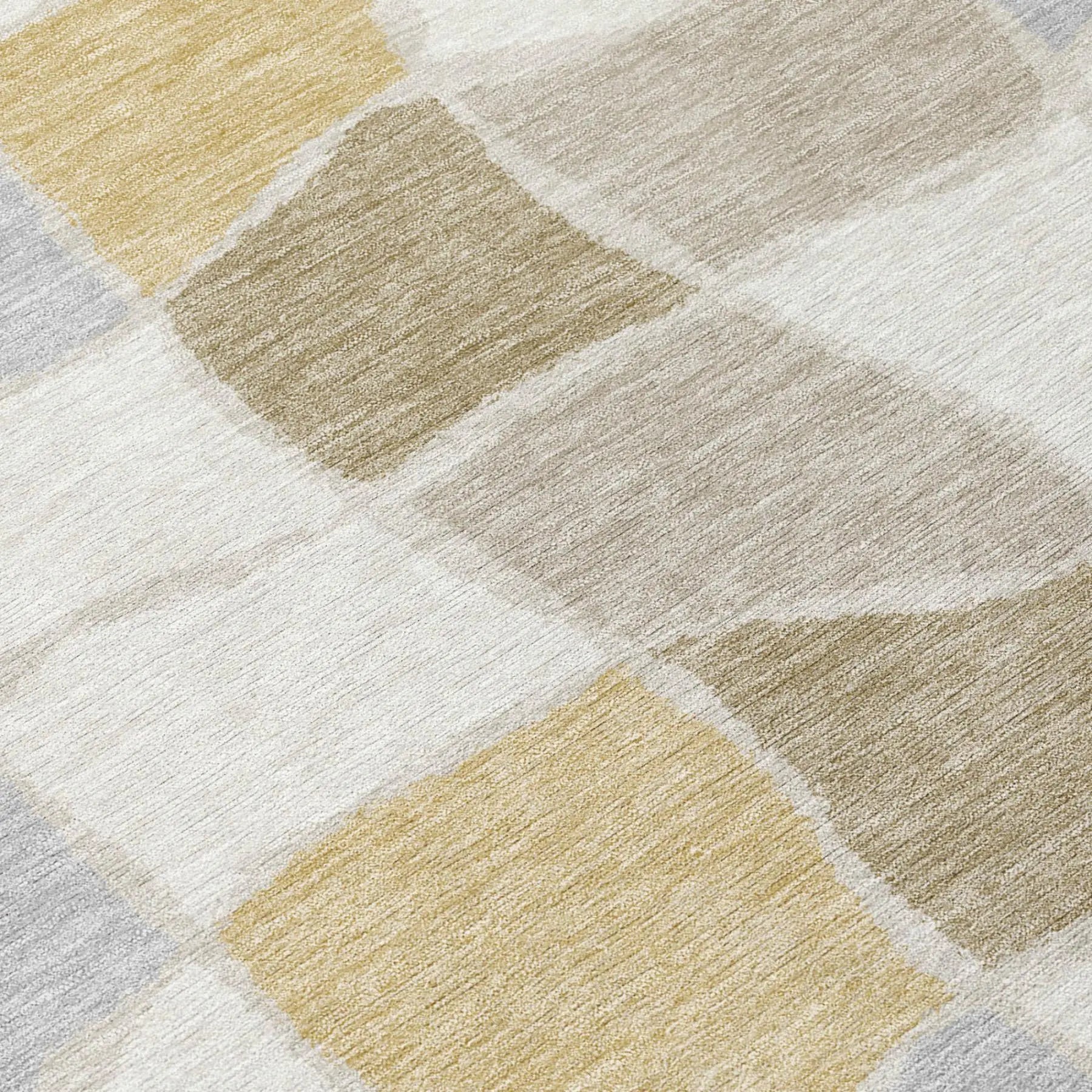 10' X 14' Ivory And Beige Geometric Washable Indoor Outdoor Area Rug Homeroots Outdoor