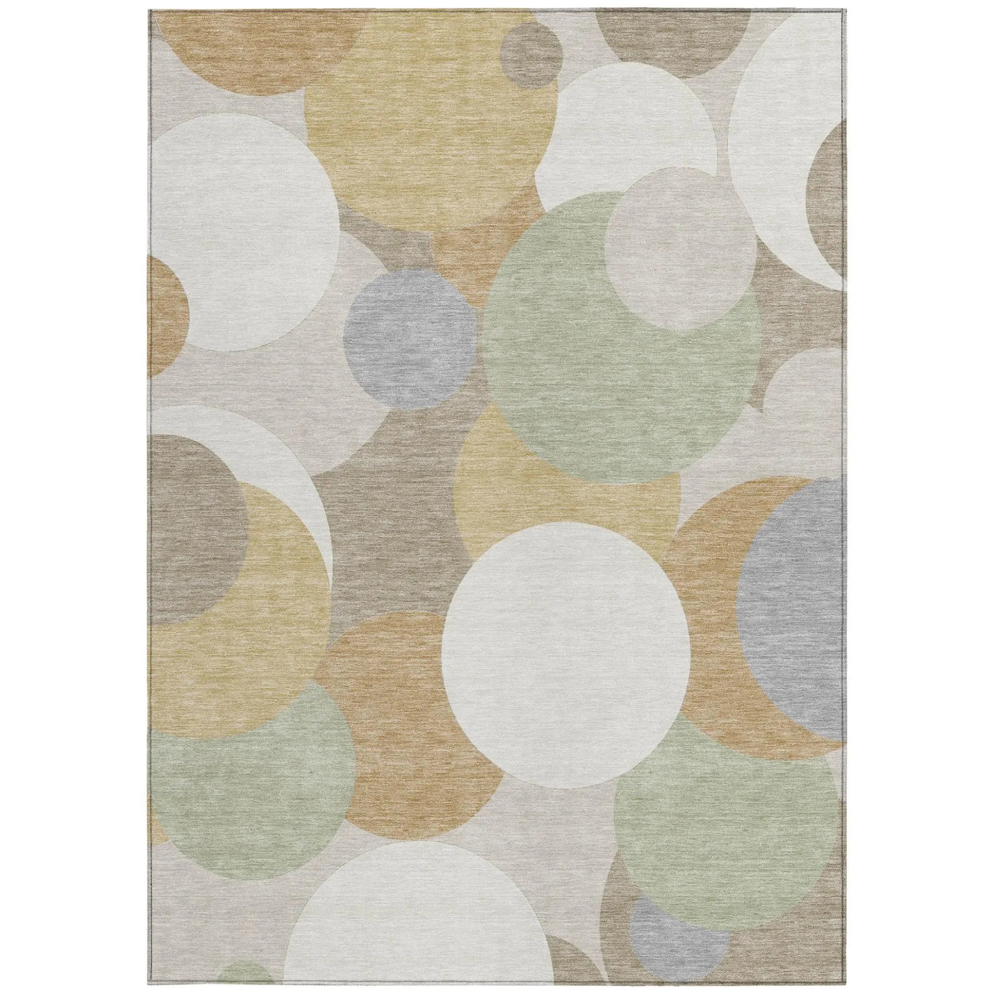 10' X 14' Ivory And Beige Geometric Washable Indoor Outdoor Area Rug Homeroots Outdoor