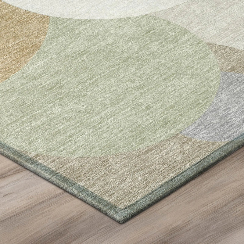 10' X 14' Ivory And Beige Geometric Washable Indoor Outdoor Area Rug Homeroots Outdoor