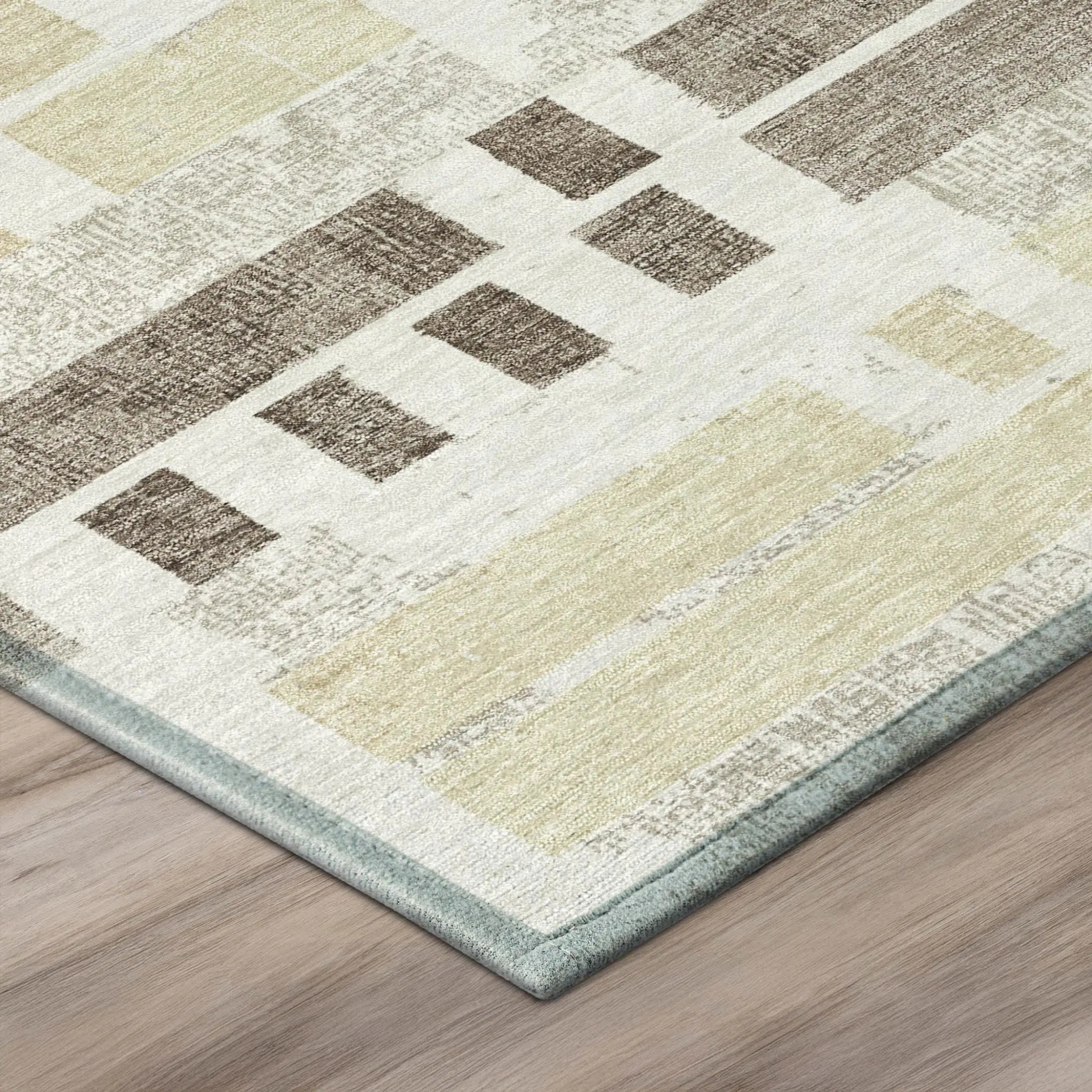 10' X 14' Ivory And Beige Striped Washable Indoor Outdoor Area Rug Homeroots Outdoor
