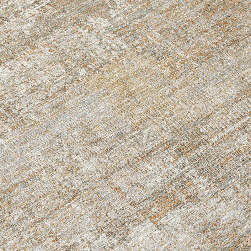 10' X 14' Ivory And Blue Abstract Washable Indoor Outdoor Area Rug Homeroots Outdoor