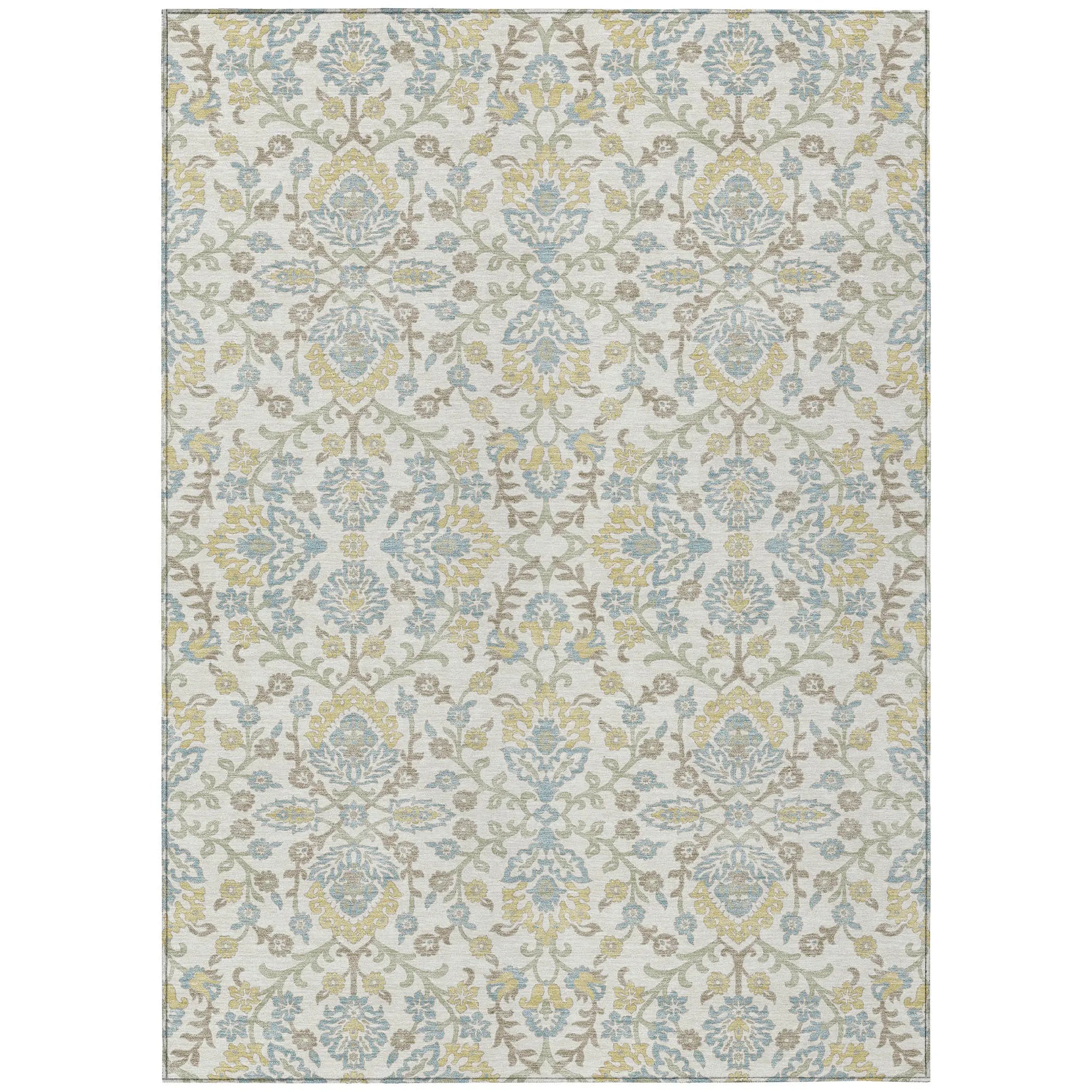 10' X 14' Ivory And Linen Geometric Washable Indoor Outdoor Area Rug Homeroots Outdoor