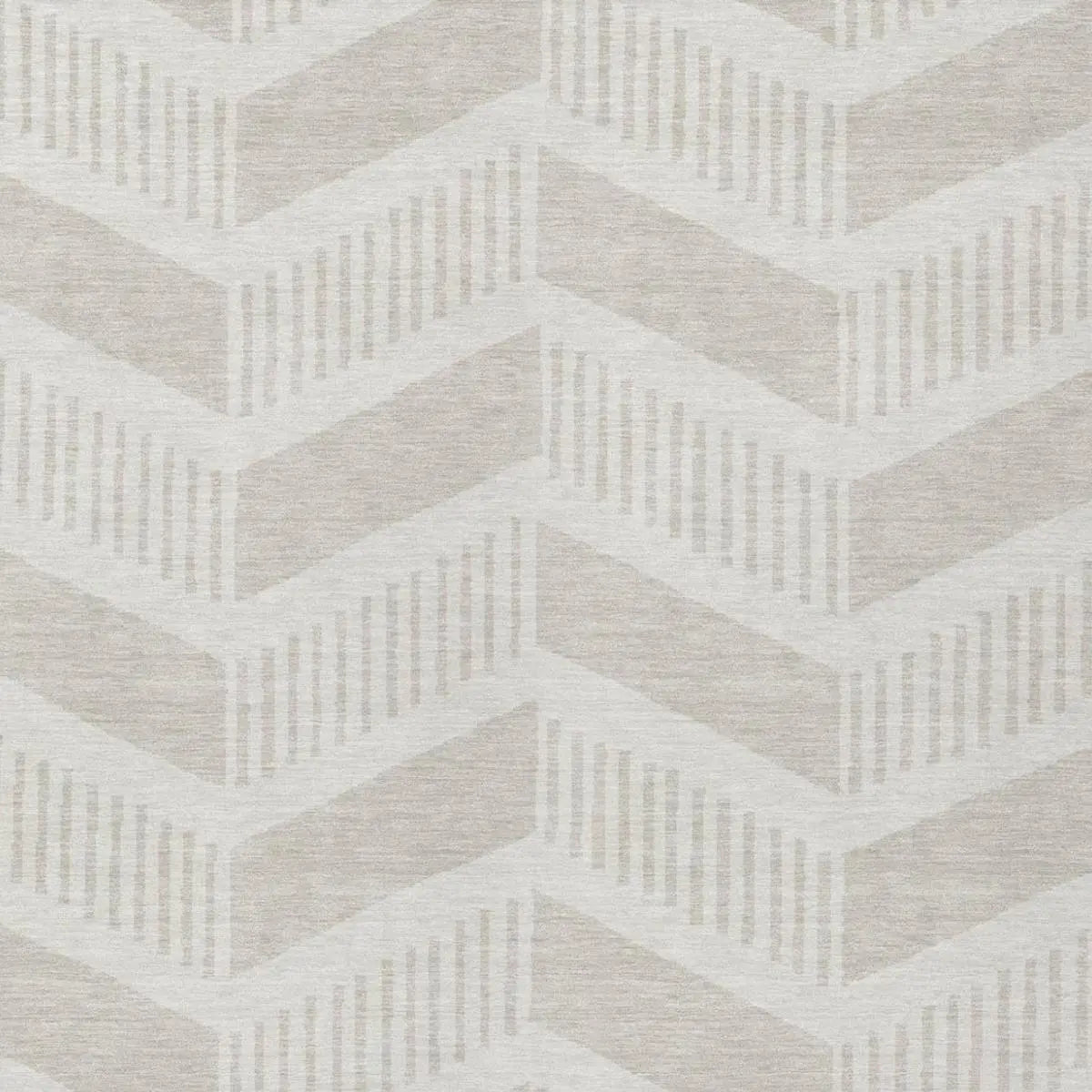 10' X 14' Ivory And Linen Geometric Washable Indoor Outdoor Area Rug Homeroots Outdoor