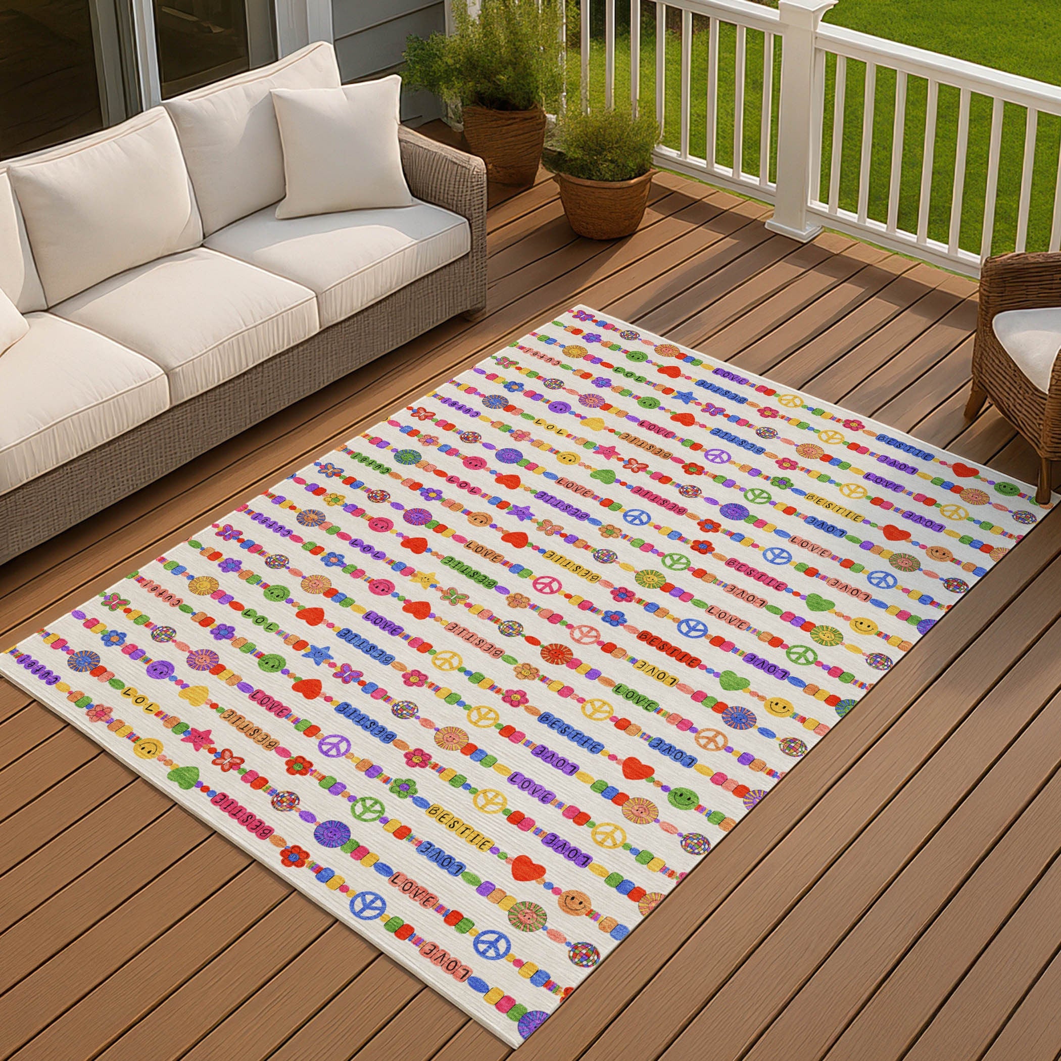 10' X 14' Ivory And Olive Green Geometric Washable Indoor Outdoor Area Rug Homeroots Outdoor