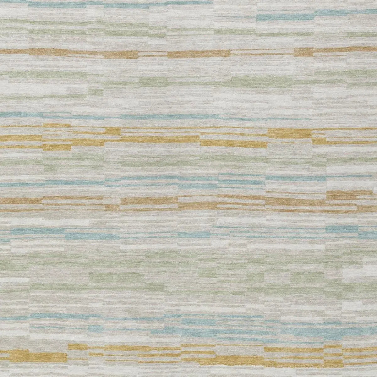 10' X 14' Linen And Ivory Striped Washable Indoor Outdoor Area Rug Homeroots Outdoor