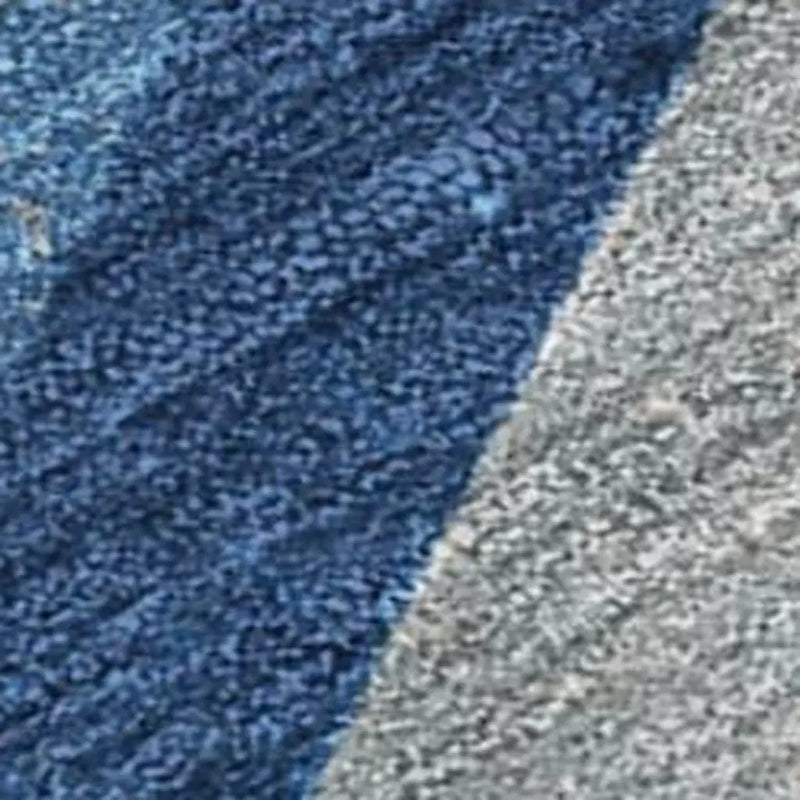10' X 14' Navy Blue And Blue Abstract Washable Indoor Outdoor Area Rug Homeroots Outdoor