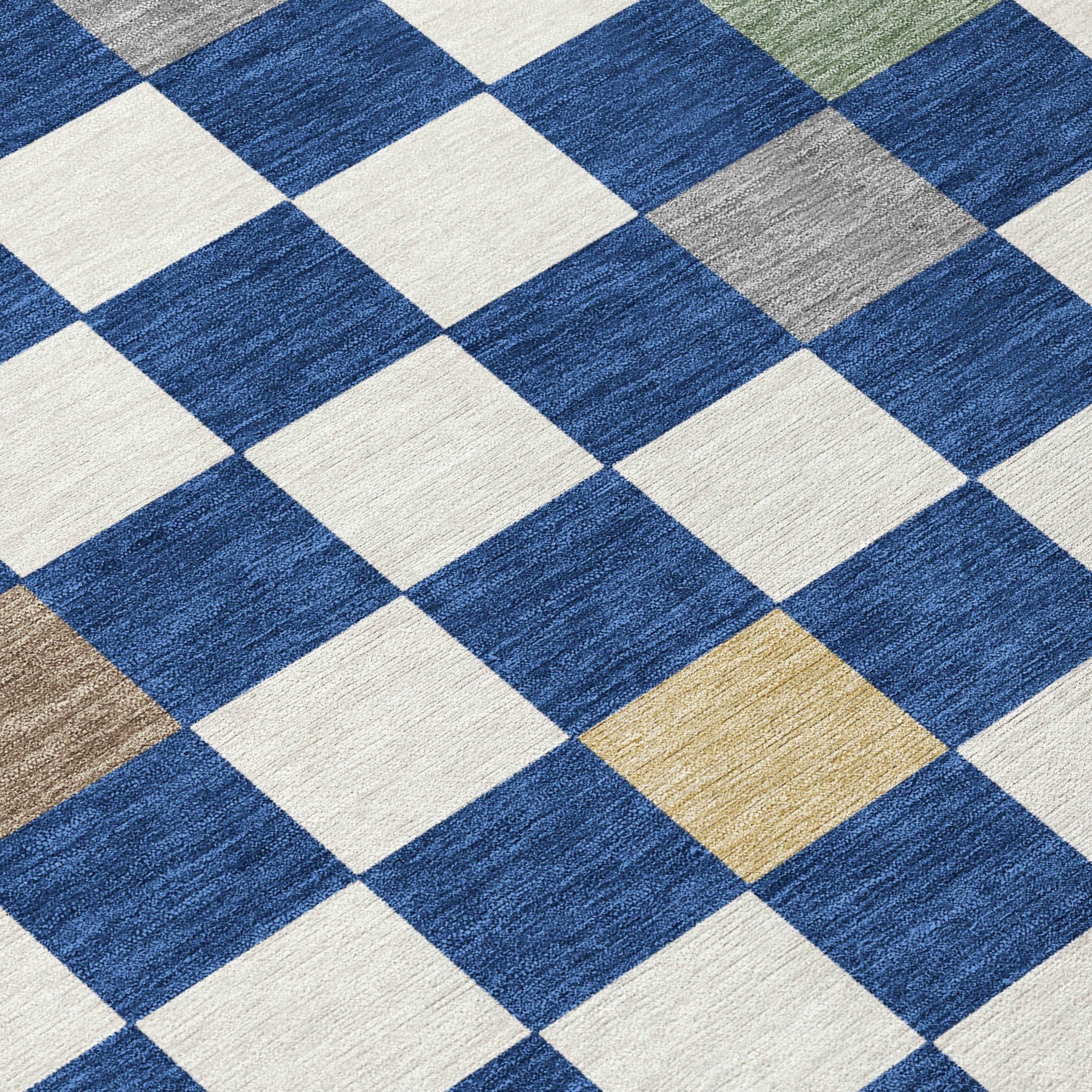 10' X 14' Navy Blue And Gray Geometric Washable Indoor Outdoor Area Rug Homeroots Outdoor