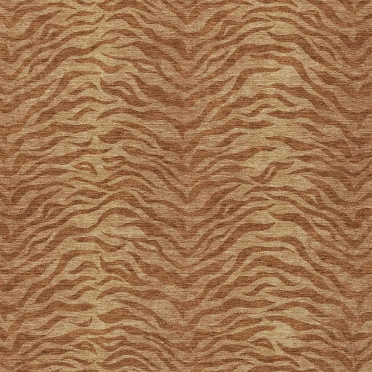 10' X 14' Orange And Copper Animal Print Washable Indoor Outdoor Area Rug Homeroots Outdoor