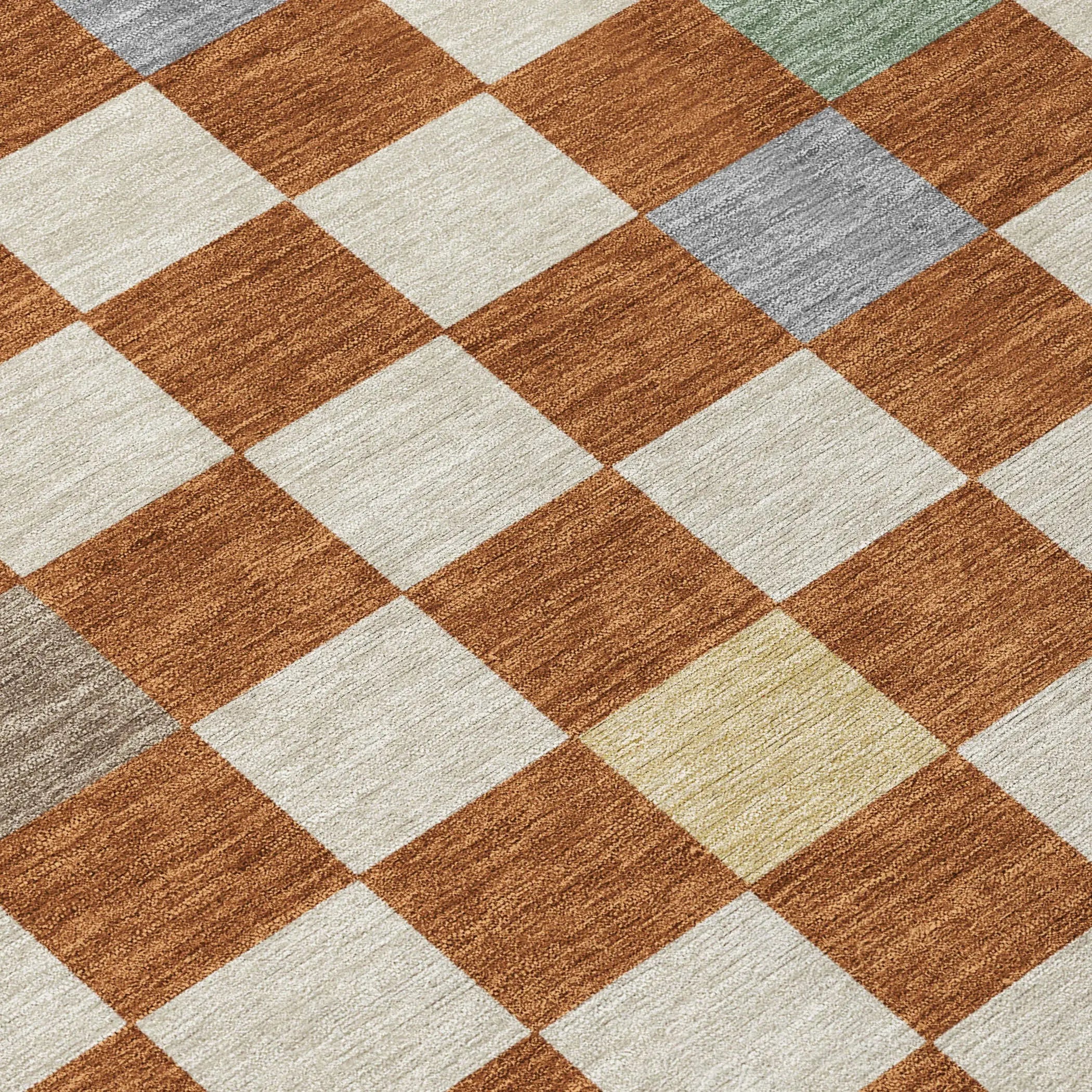 10' X 14' Orange And Gold Geometric Washable Indoor Outdoor Area Rug Homeroots Outdoor