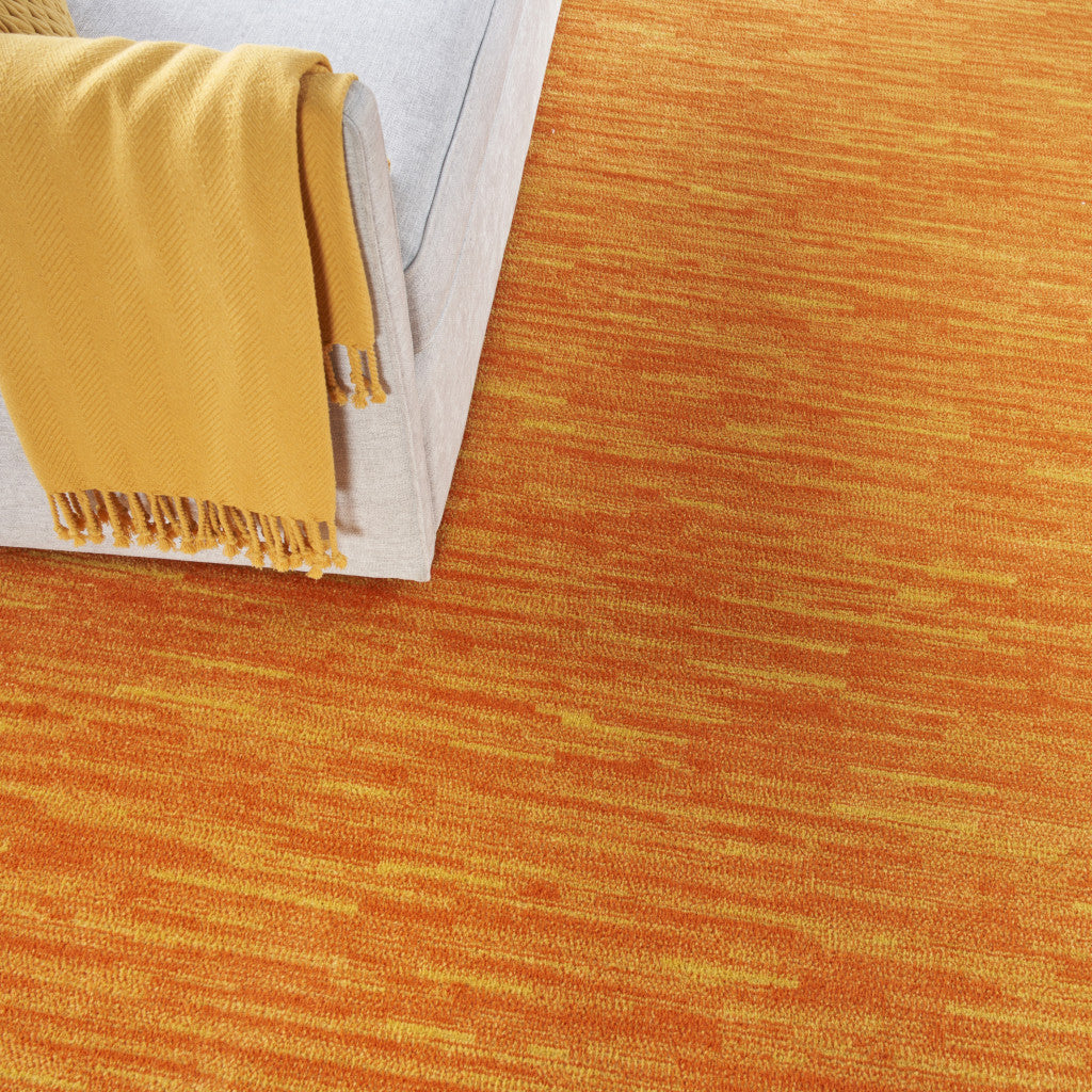 10' X 14' Orange Indoor Outdoor Area Rug - GreatEagleInc