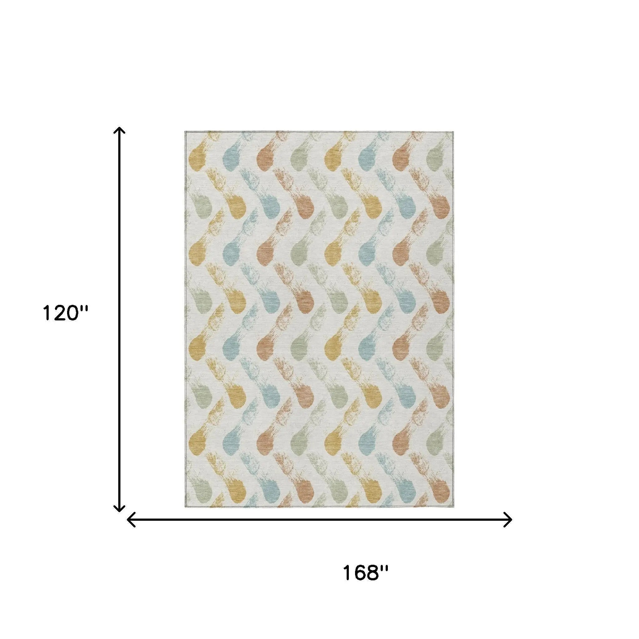 10' X 14' Pearl And Ivory Geometric Washable Indoor Outdoor Area Rug Homeroots Outdoor