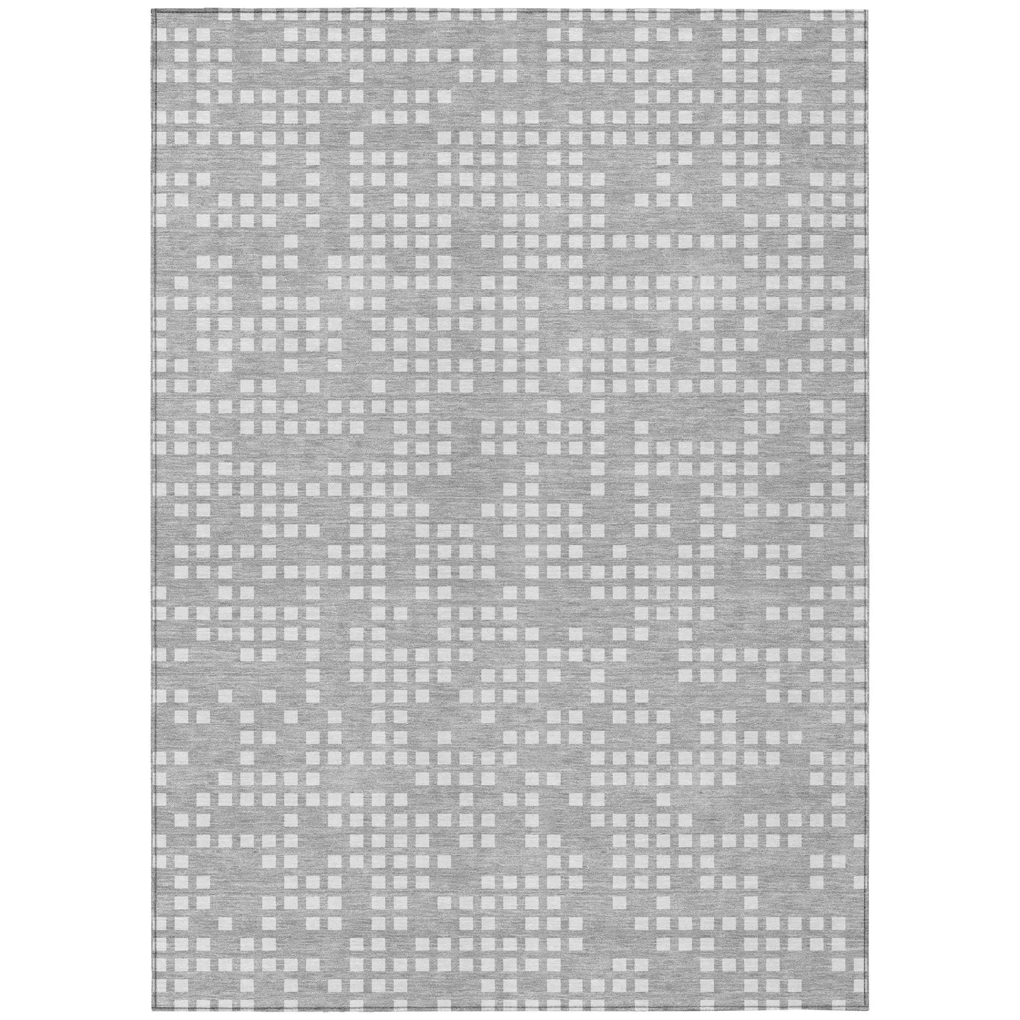 10' X 14' Pewter And Gray Abstract Washable Indoor Outdoor Area Rug Homeroots Outdoor