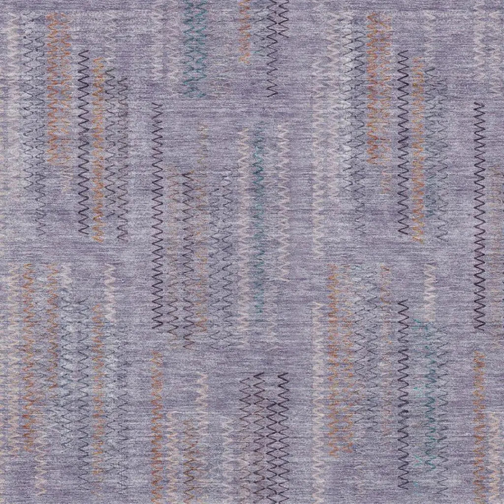 10' X 14' Plum And Purple Abstract Washable Indoor Outdoor Area Rug Homeroots Outdoor