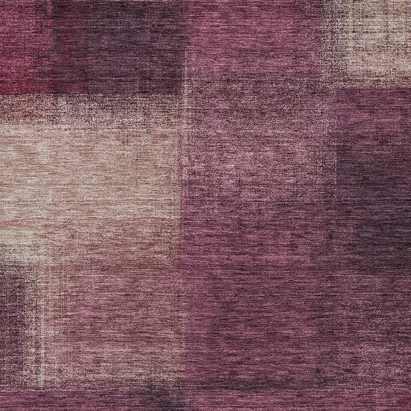 10' X 14' Plum Mauve And Beige Abstract Washable Indoor Outdoor Area Rug Homeroots Outdoor