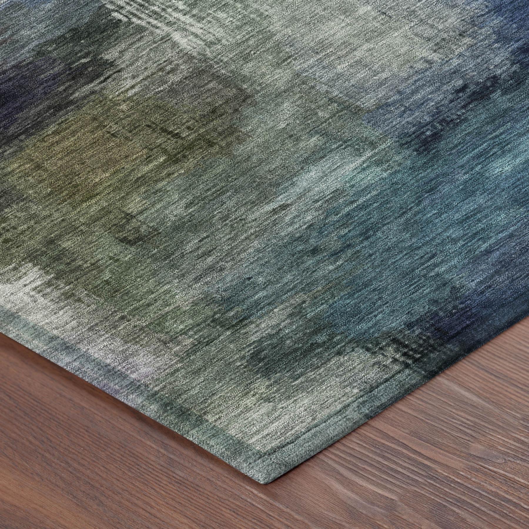 10' X 14' Purple And Pewter Abstract Washable Indoor Outdoor Area Rug Homeroots Outdoor