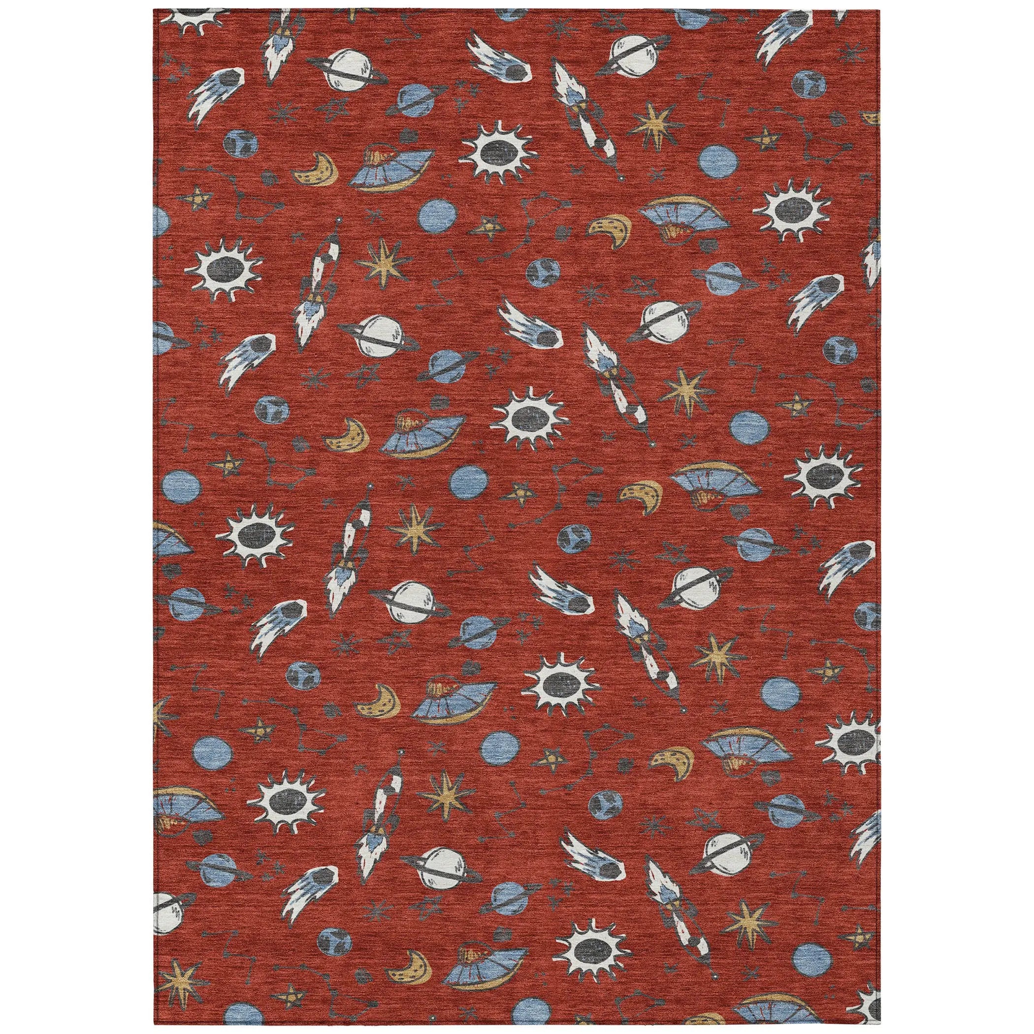 10' X 14' Red And Ivory Animal Print Washable Indoor Outdoor Area Rug Homeroots Outdoor