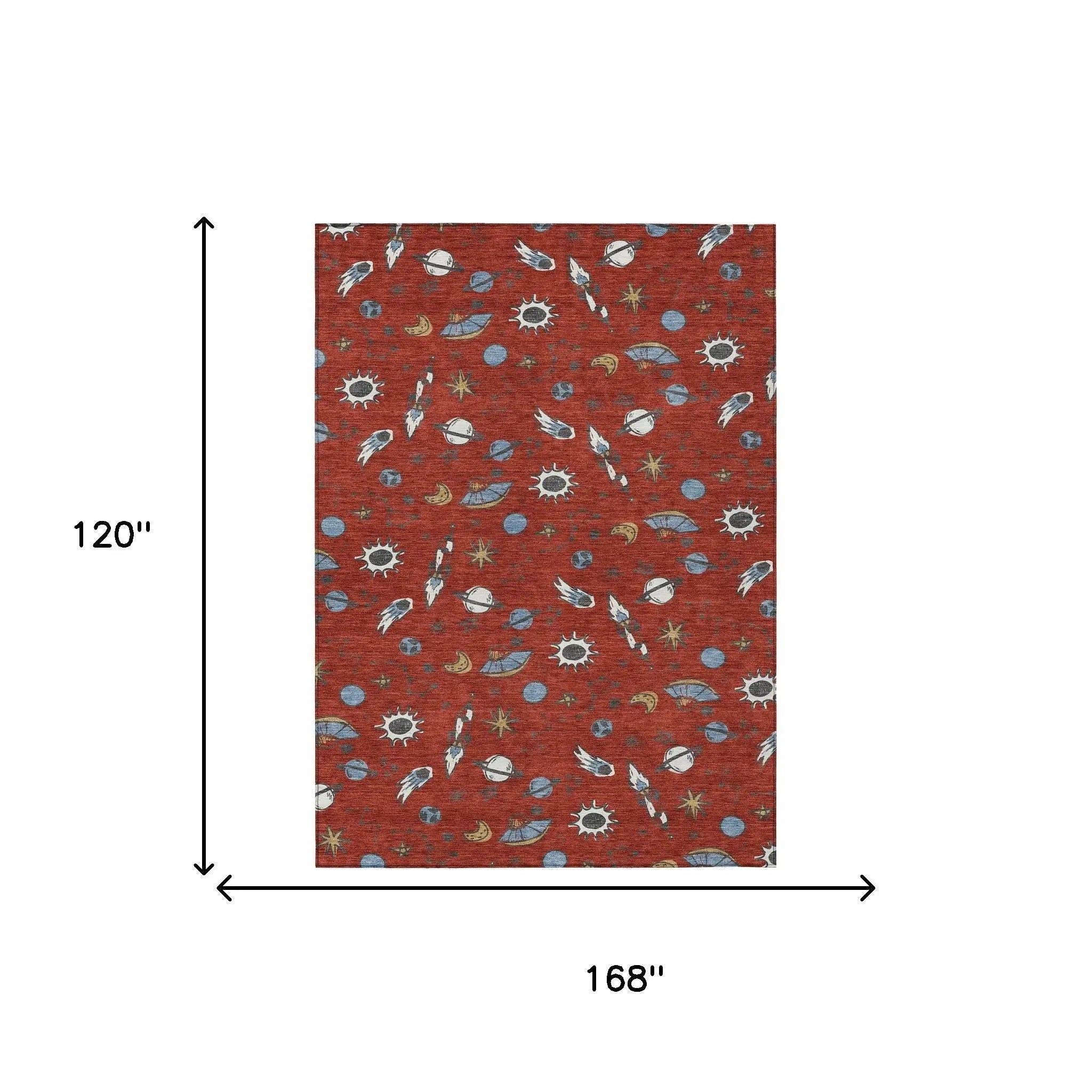 10' X 14' Red And Ivory Animal Print Washable Indoor Outdoor Area Rug Homeroots Outdoor