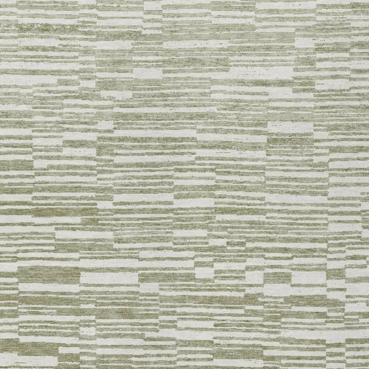 10' X 14' Sage And Green Striped Washable Indoor Outdoor Area Rug Homeroots Outdoor