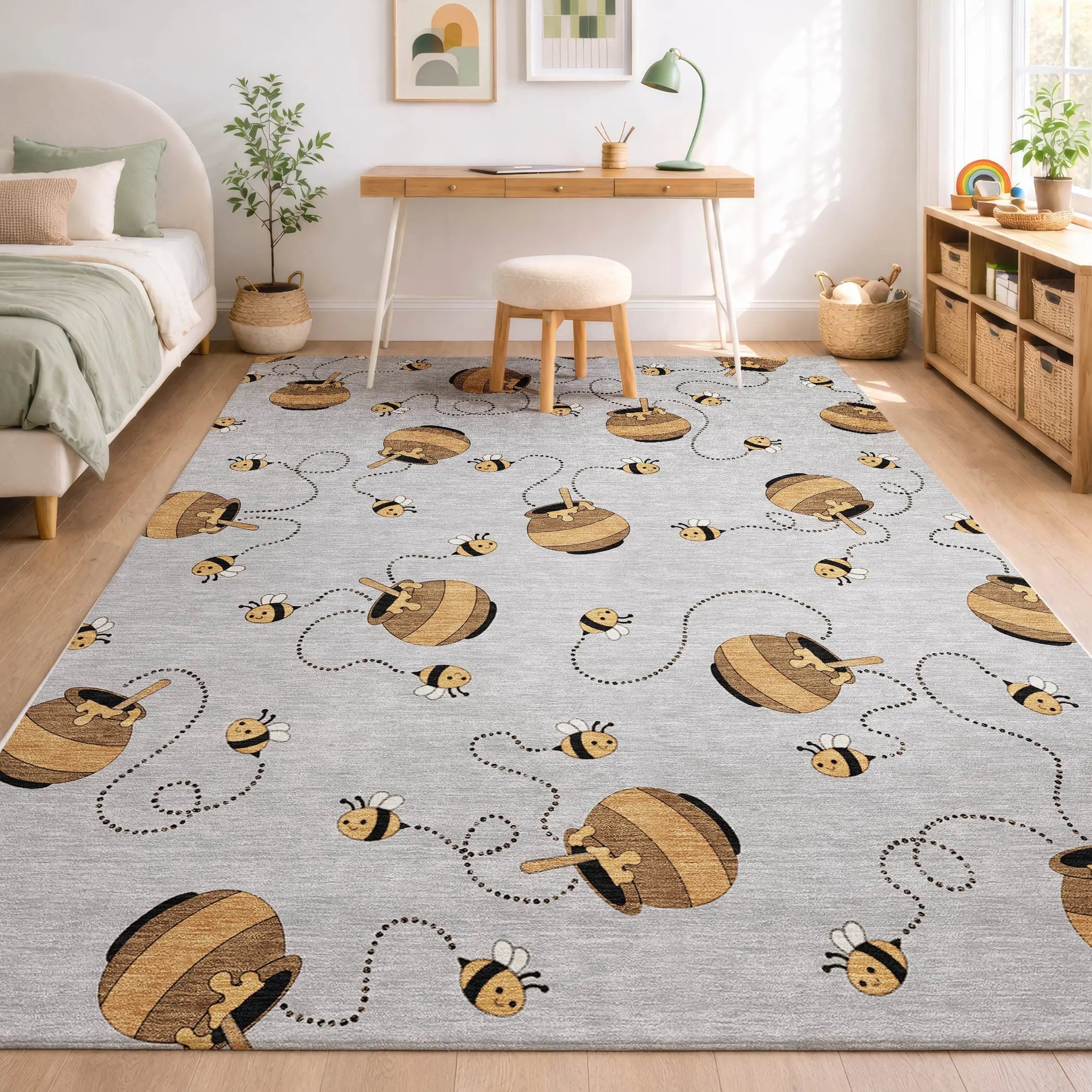 10' X 14' Silver And Beige Geometric Washable Indoor Outdoor Area Rug Homeroots Outdoor