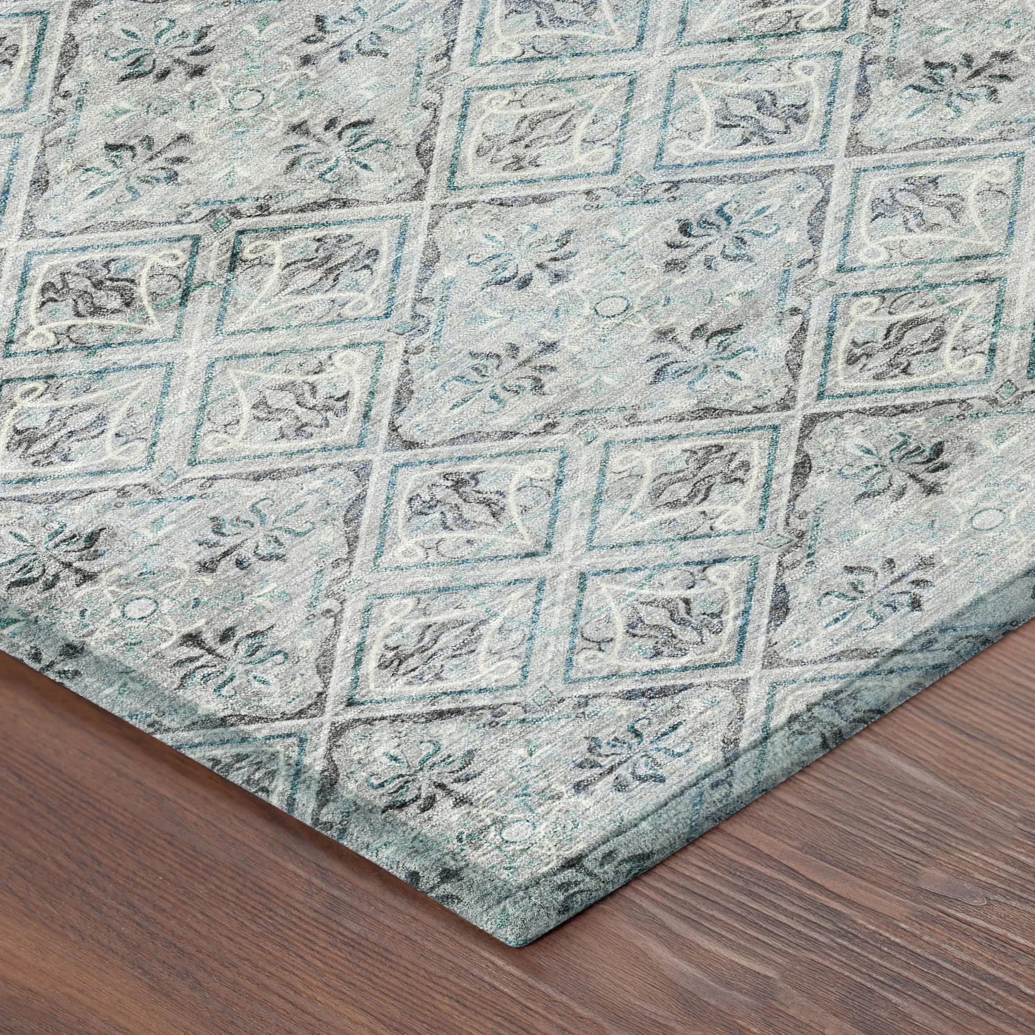 10' X 14' Silver And Brown Geometric Washable Indoor Outdoor Area Rug Homeroots Outdoor